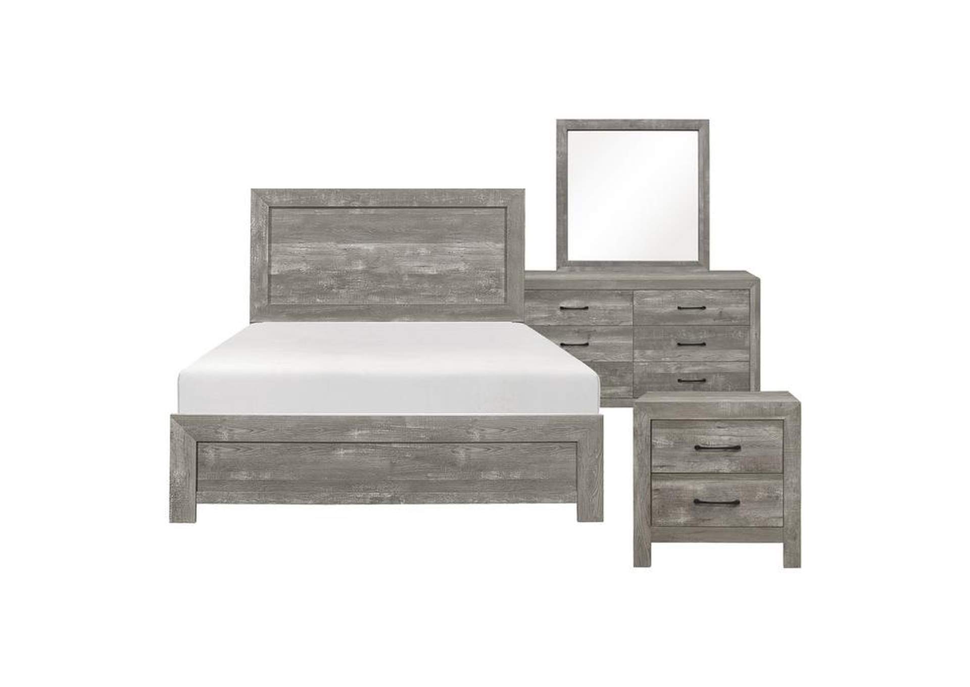 Corbin 4 Piece Queen Bedroom Set,Homelegance