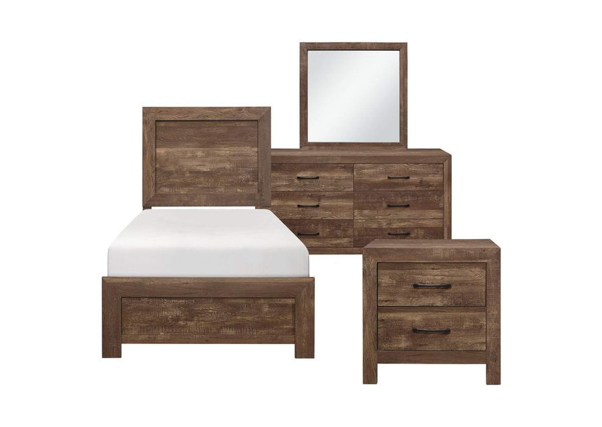 Corbin 4 Piece Twin Bedroom Set,Homelegance