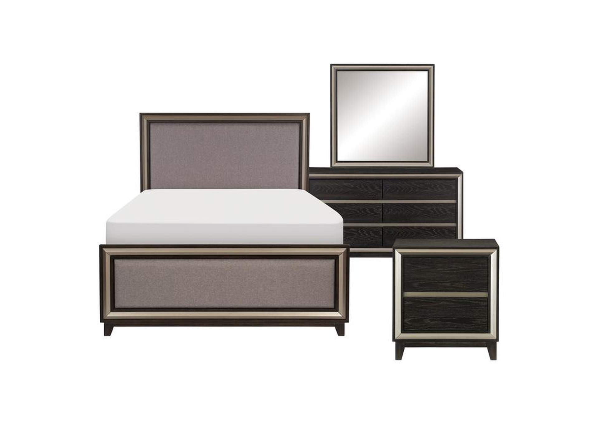 Grant 4 Piece Queen Bedroom Set,Homelegance