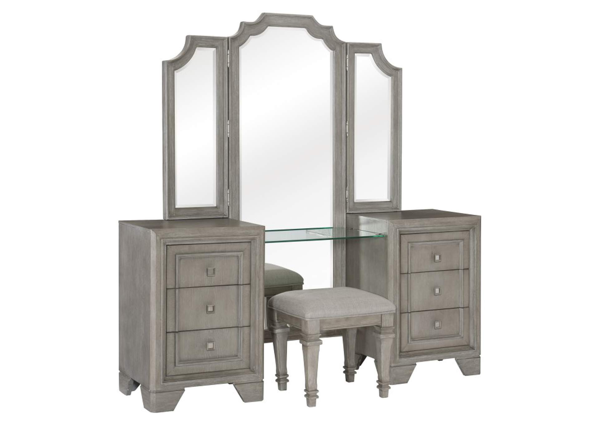 Colchester 4 Piece Queen Bedroom Set,Homelegance