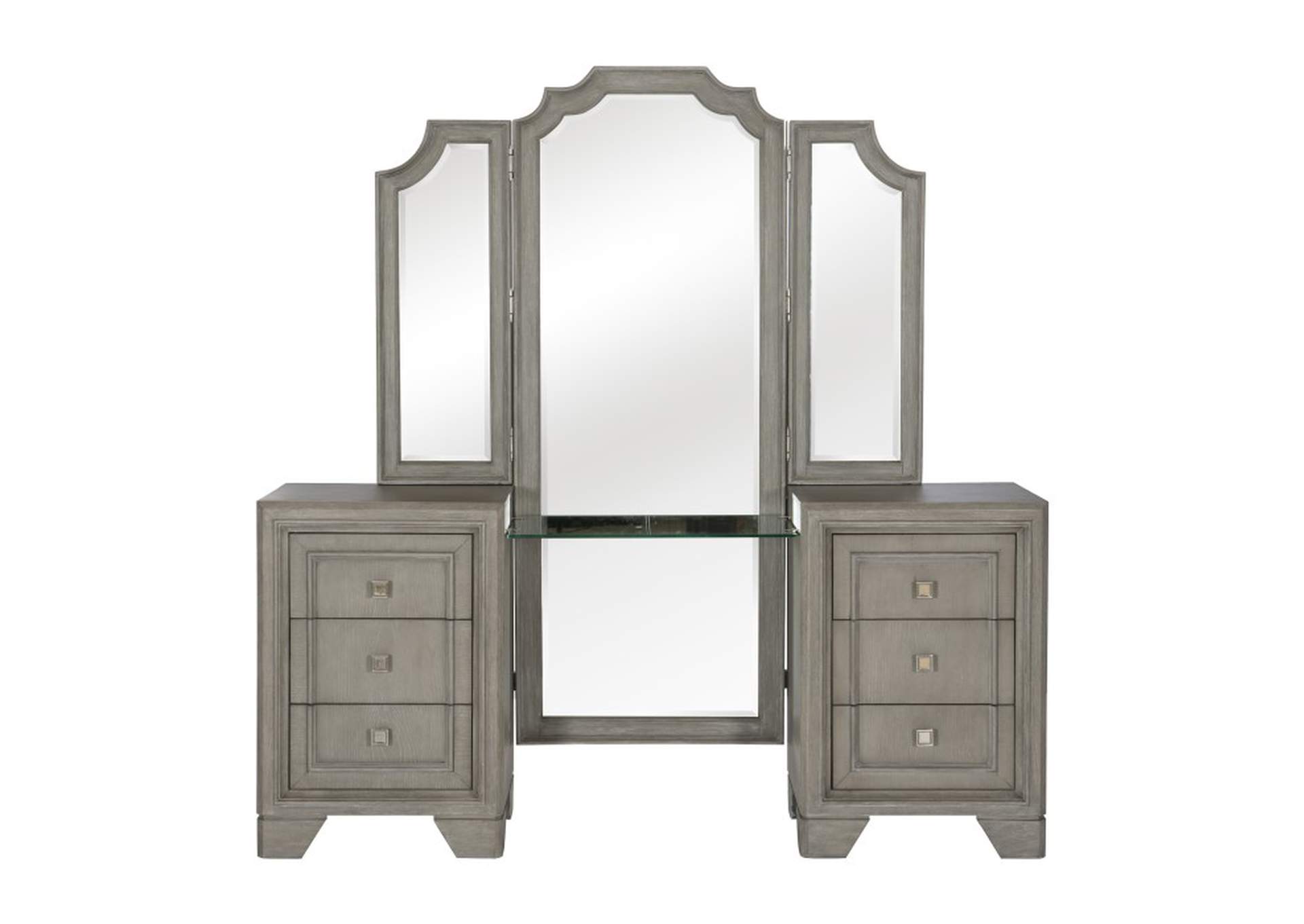 Colchester Vanity Dresser With Mirror,Homelegance