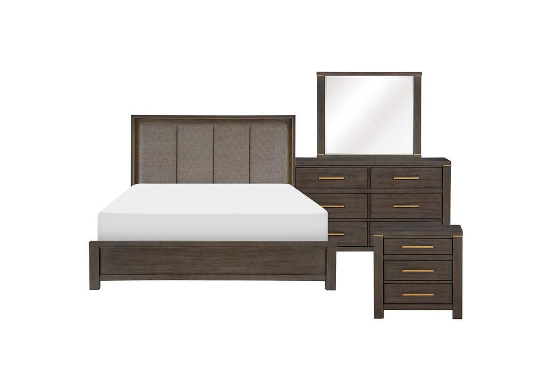 Scarlett 4 Piece Queen Bedroom Set,Homelegance