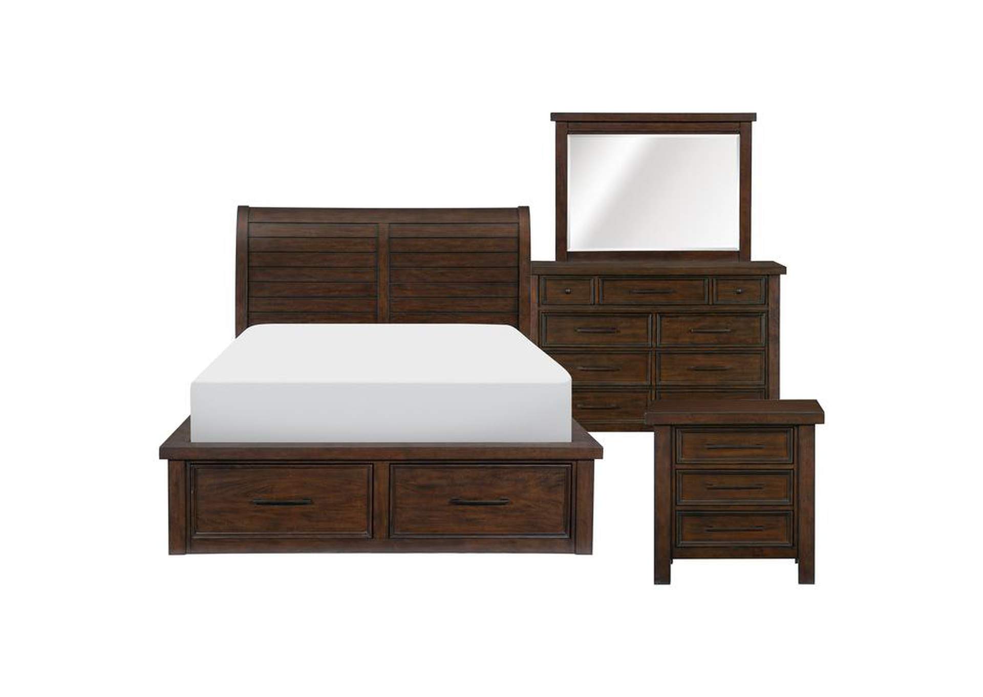 Logandale 4 Piece Queen Bedroom Set,Homelegance