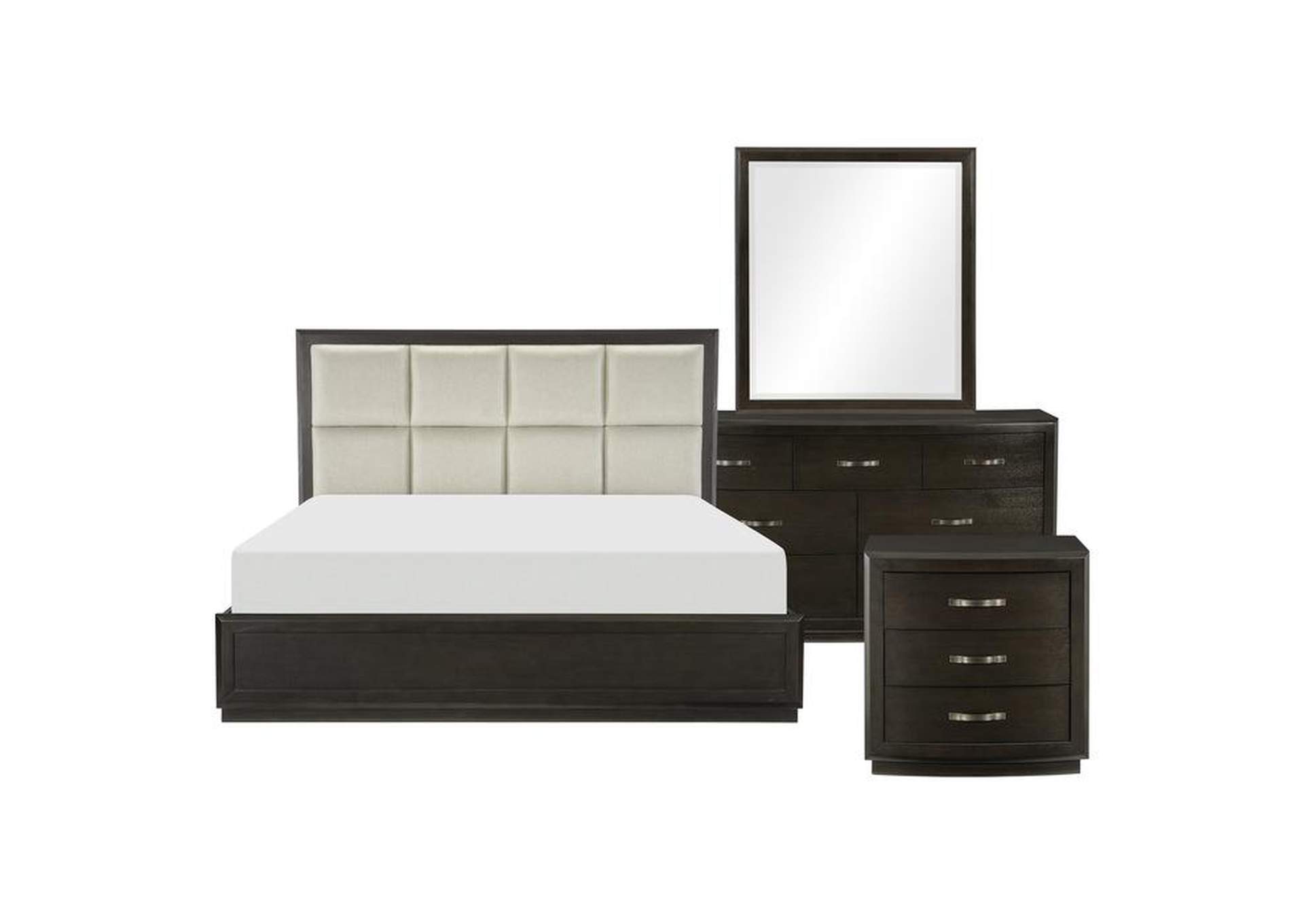 Hodgin 4 Piece Queen Bedroom Set,Homelegance