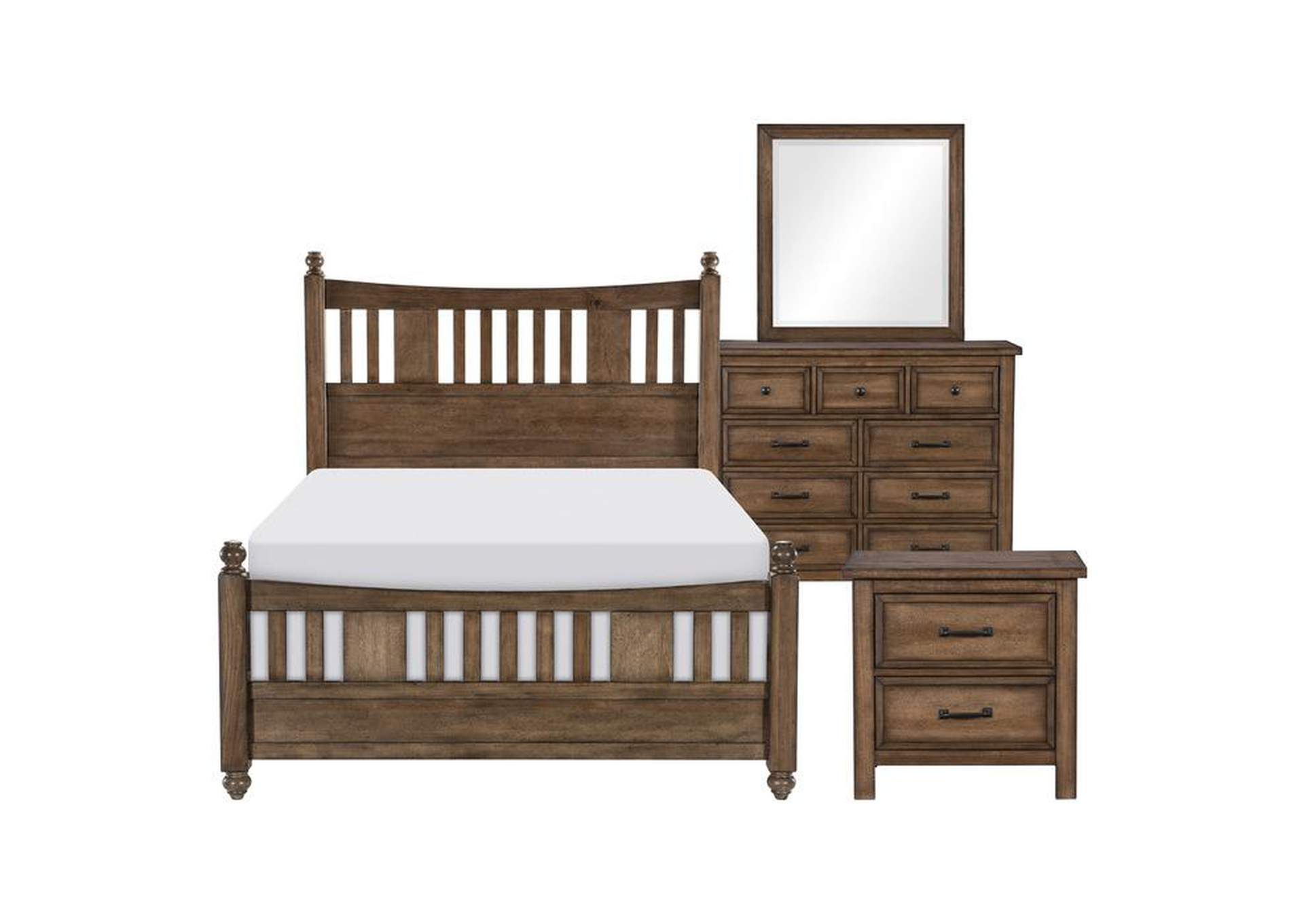 Brevard 4 Piece Queen Bedroom Set,Homelegance