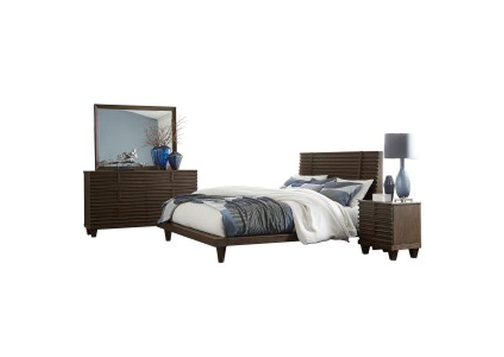 Ridgewood Queen Platform Bed,Homelegance