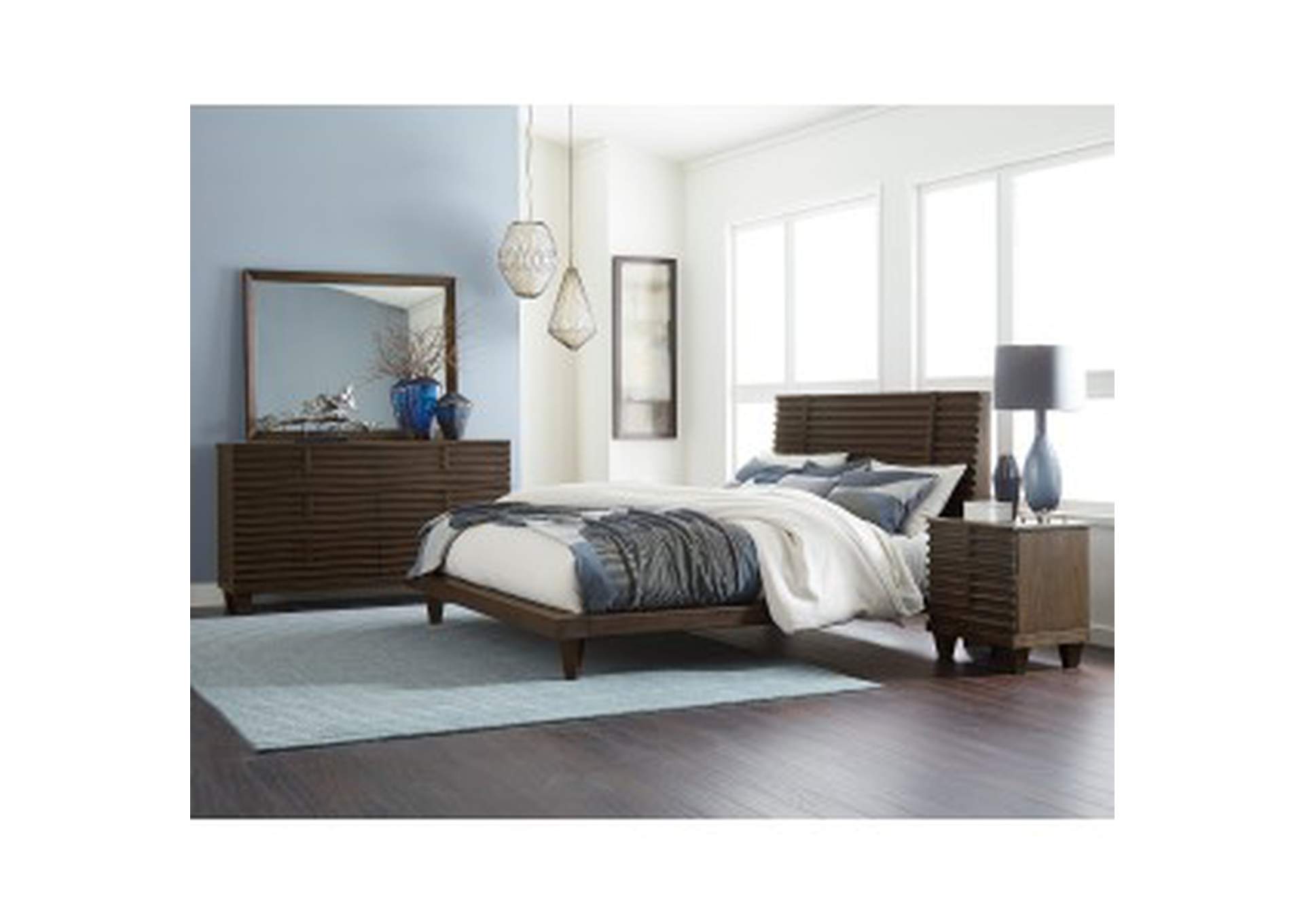 Ridgewood Queen Platform Bed,Homelegance