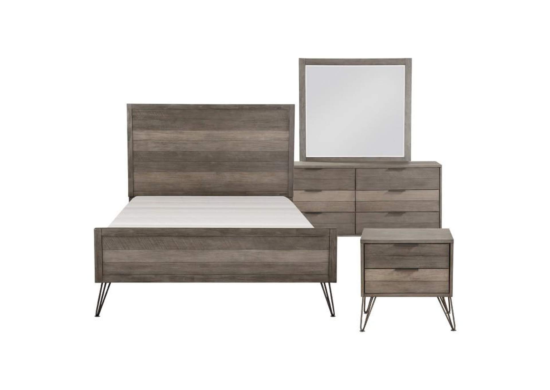 Urbanite 4 Piece Queen Bedroom Set,Homelegance