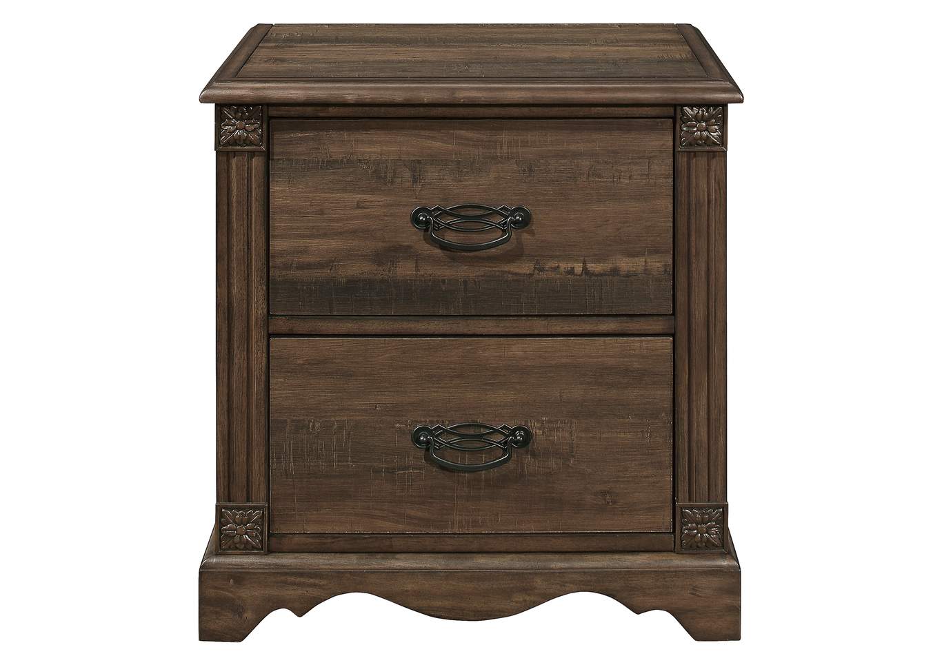 Dark Brown Night Stand,Homelegance