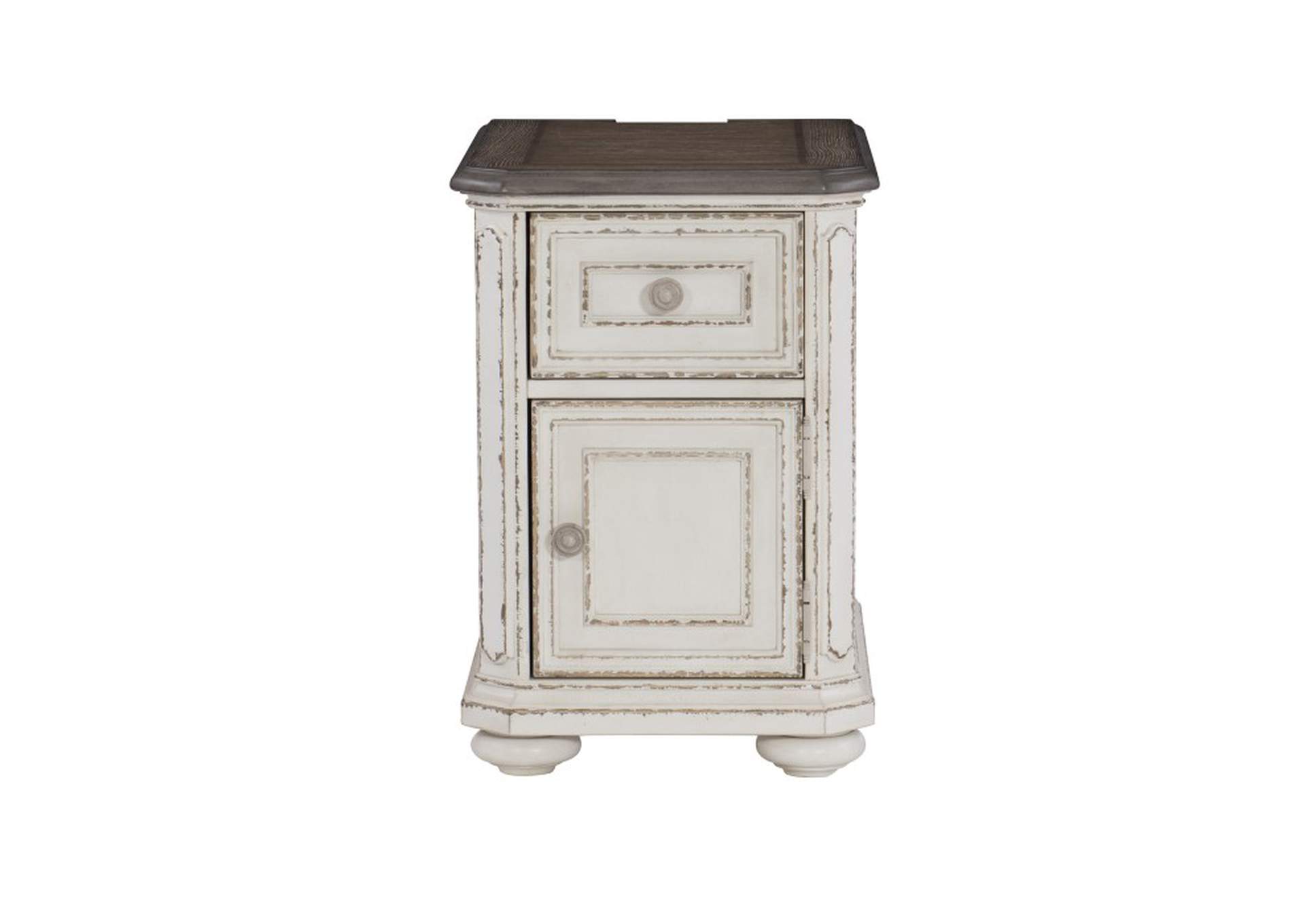 Willowick Chairside Table,Homelegance