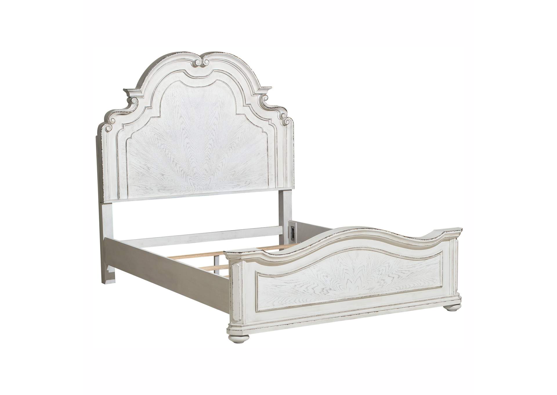 Willowick Light Grey California King Bed,Homelegance