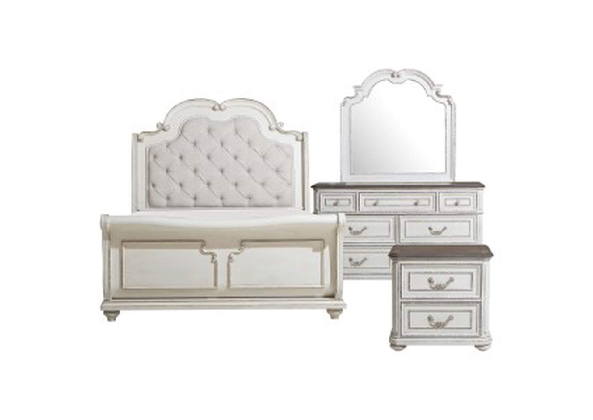 Willowick 4 Piece Queen Bedroom Set,Homelegance