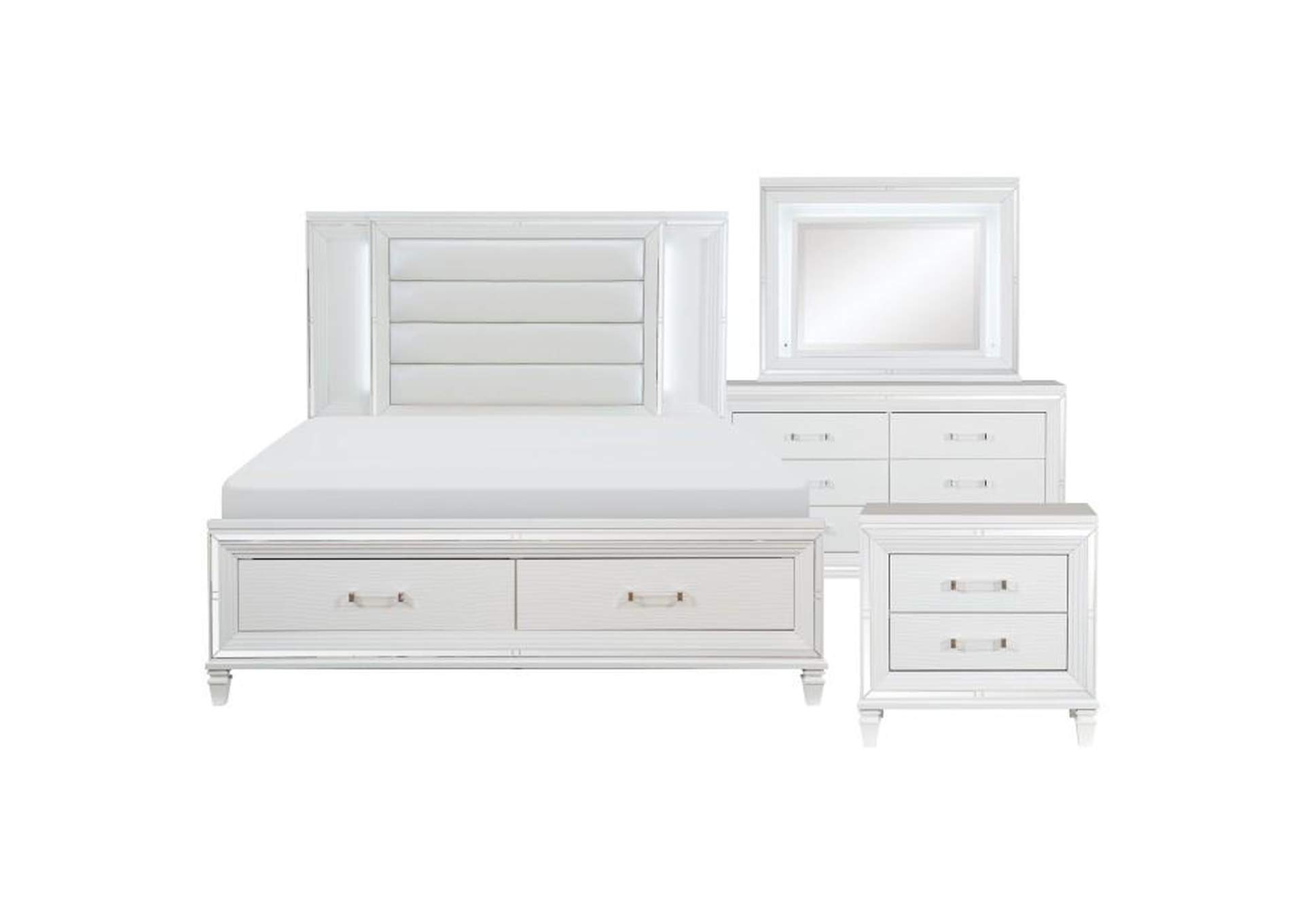 Tamsin 4 Piece Queen Bedroom Set,Homelegance