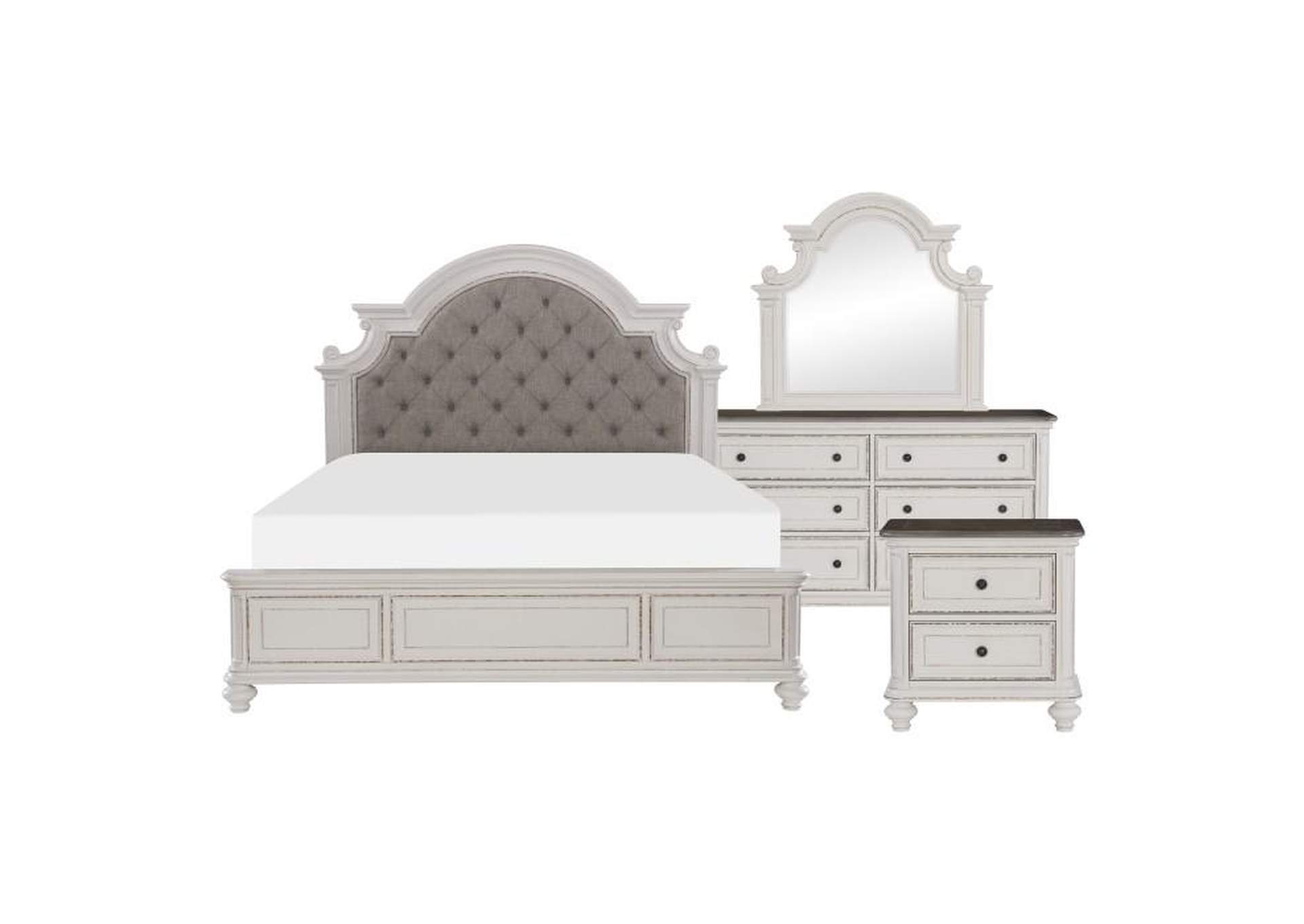 Baylesford 4 Piece Queen Bedroom Set,Homelegance