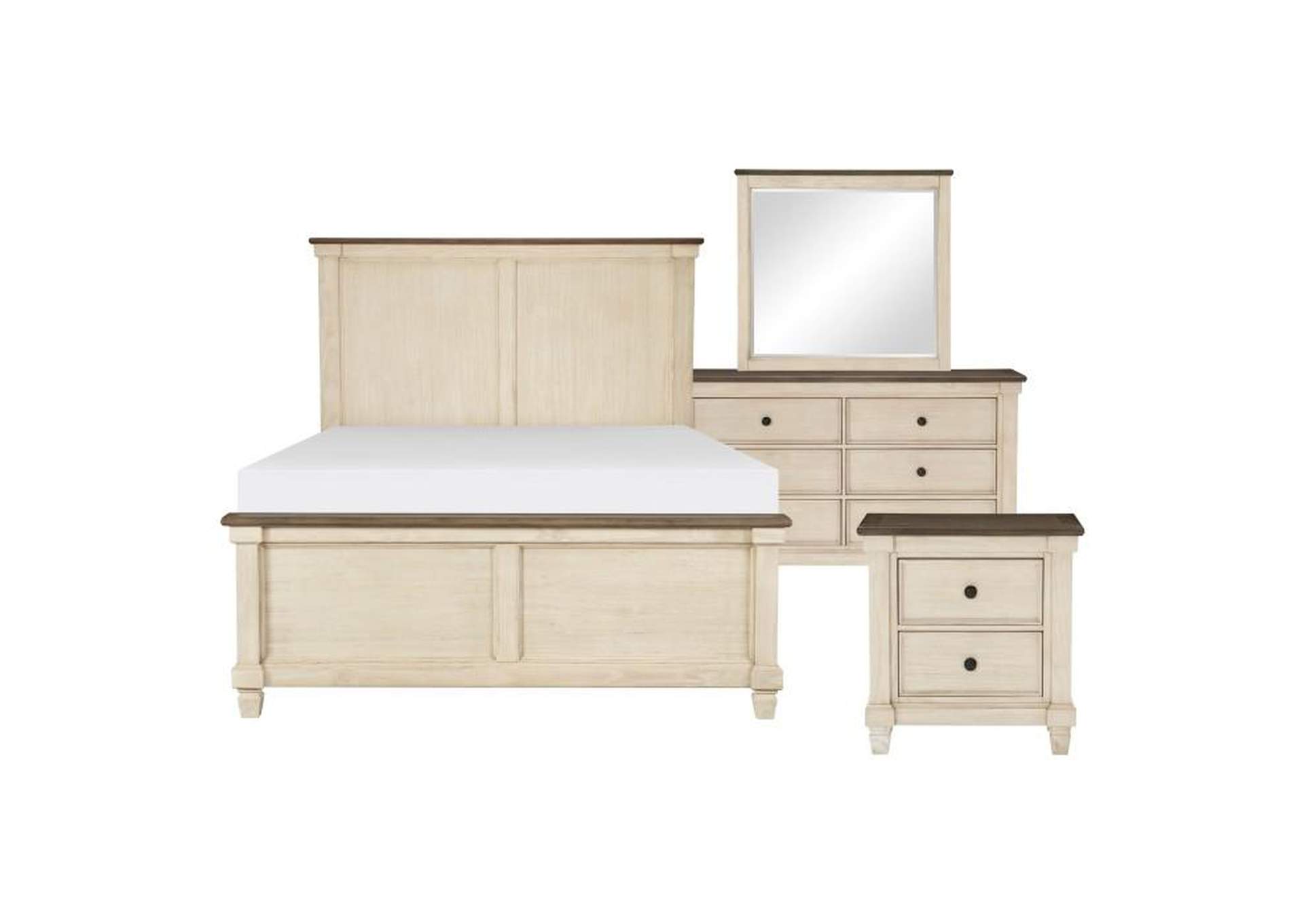 Weaver 4 Piece Queen Bedroom Set,Homelegance