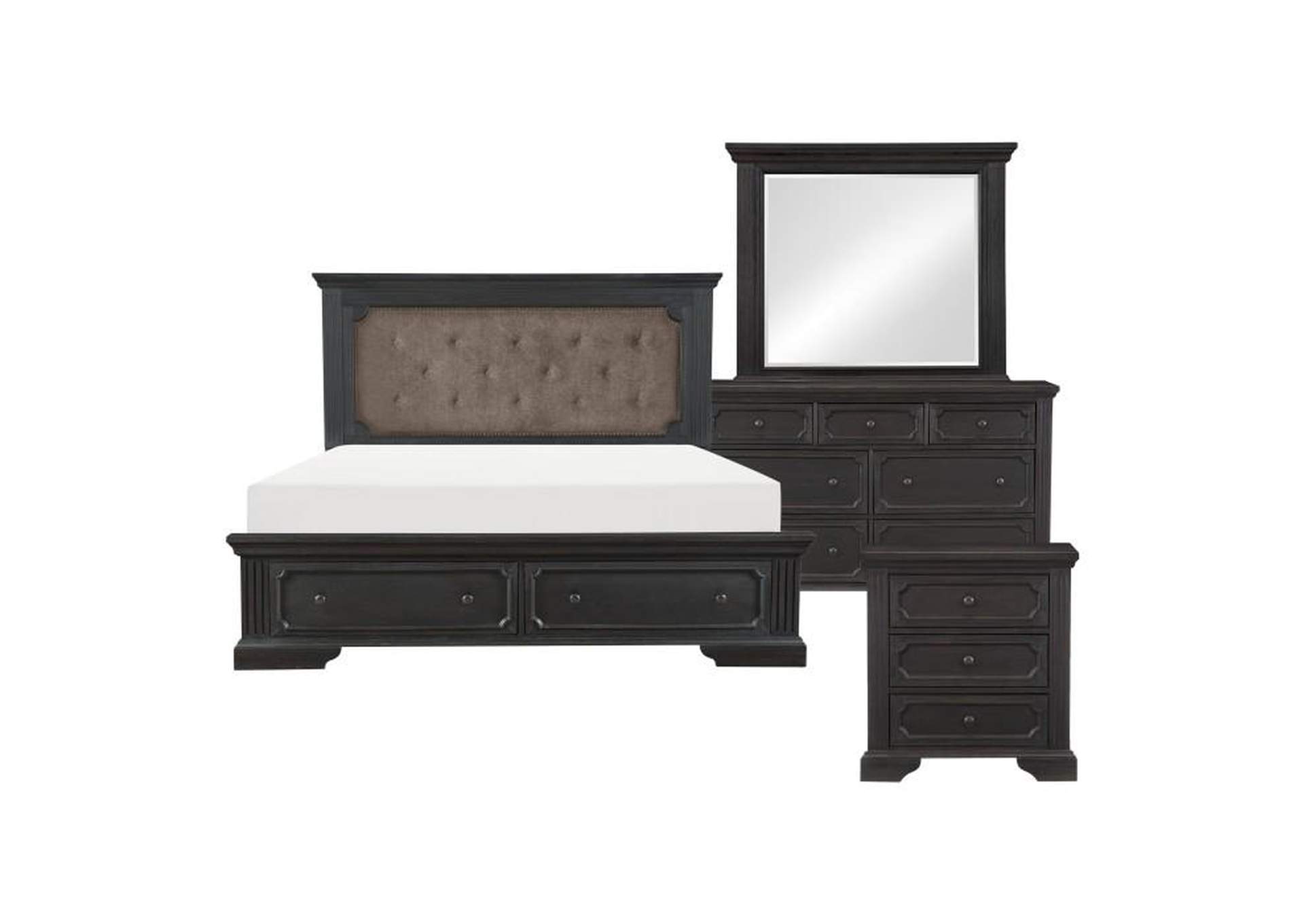 Bolingbrook 4 Piece Queen Bedroom Set,Homelegance