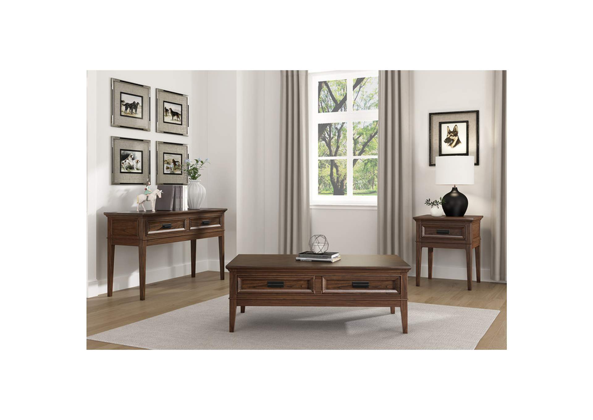 Park Sofa Table,Homelegance