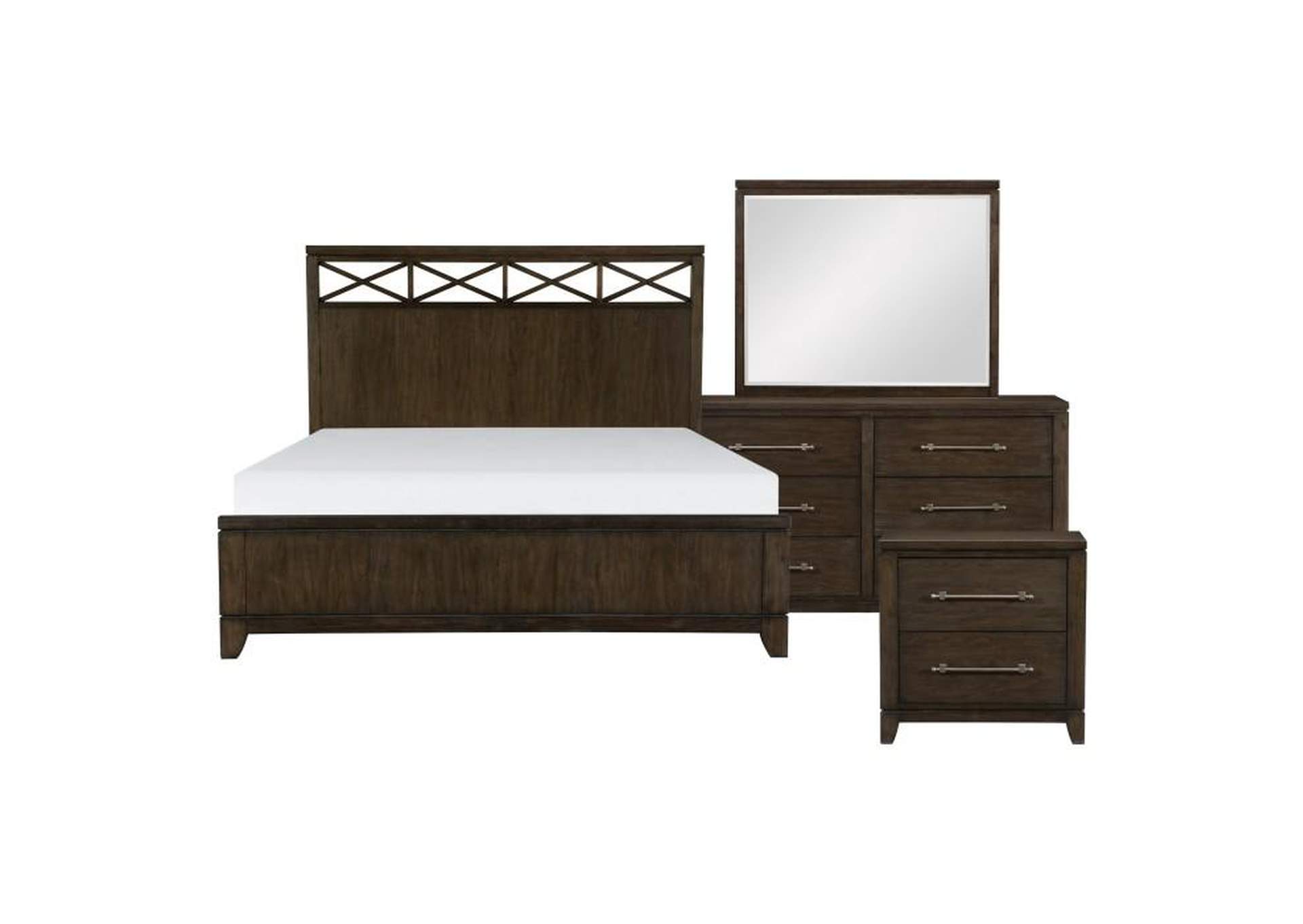 Griggs 4 Piece Queen Bedroom Set,Homelegance