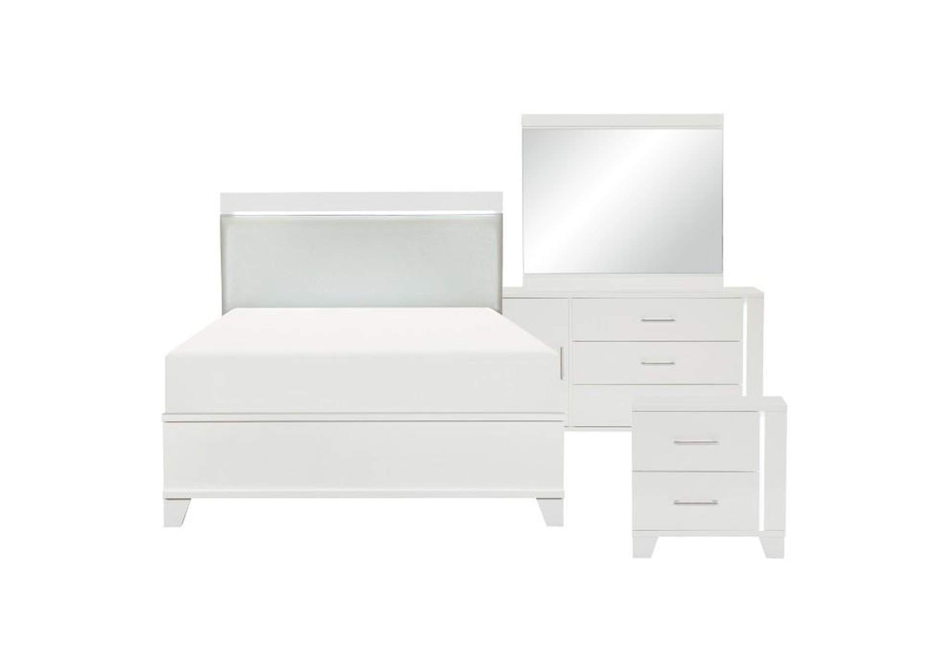 Kerren 4 Piece Queen Bedroom Set,Homelegance