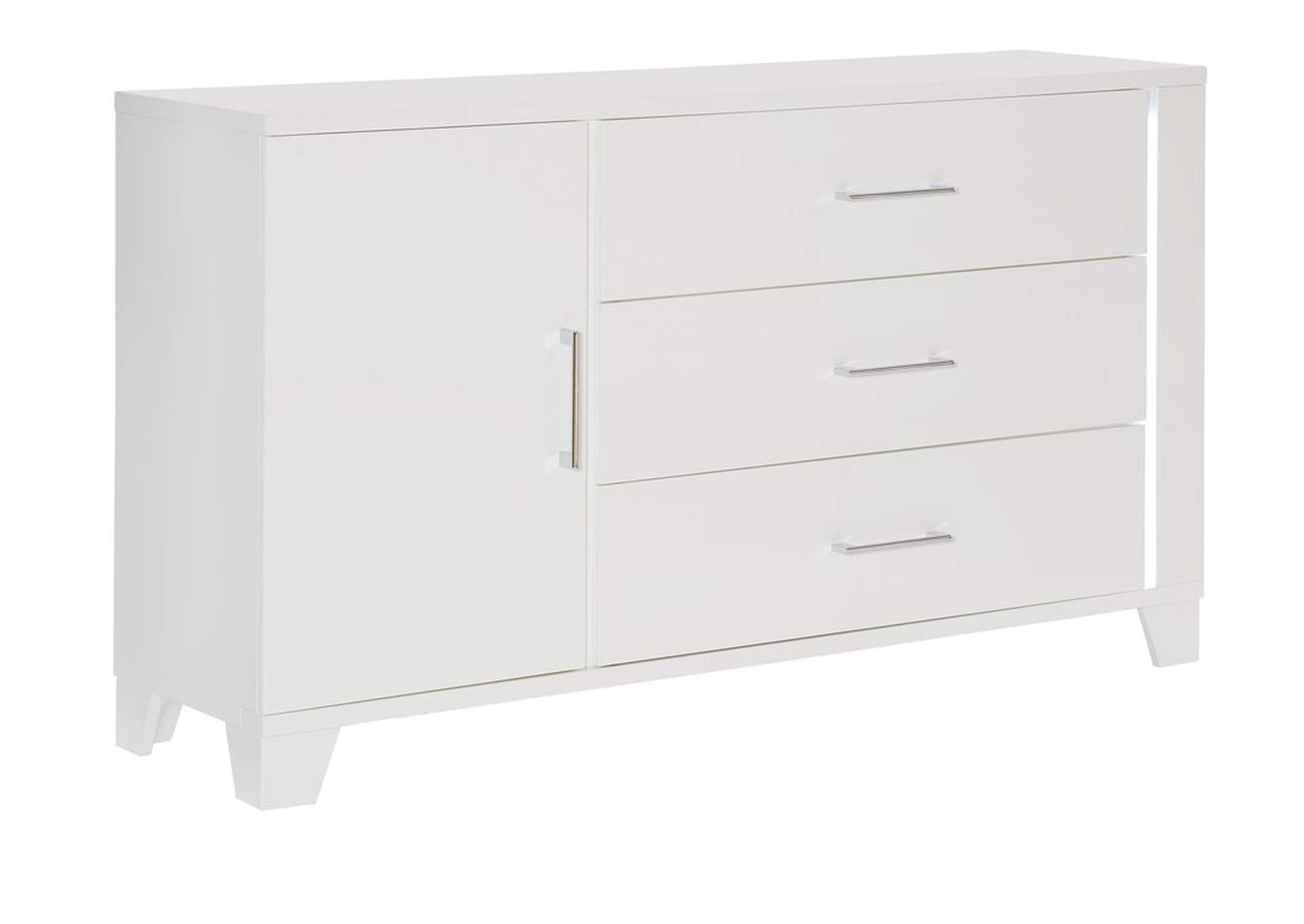 Dresser, White,Homelegance