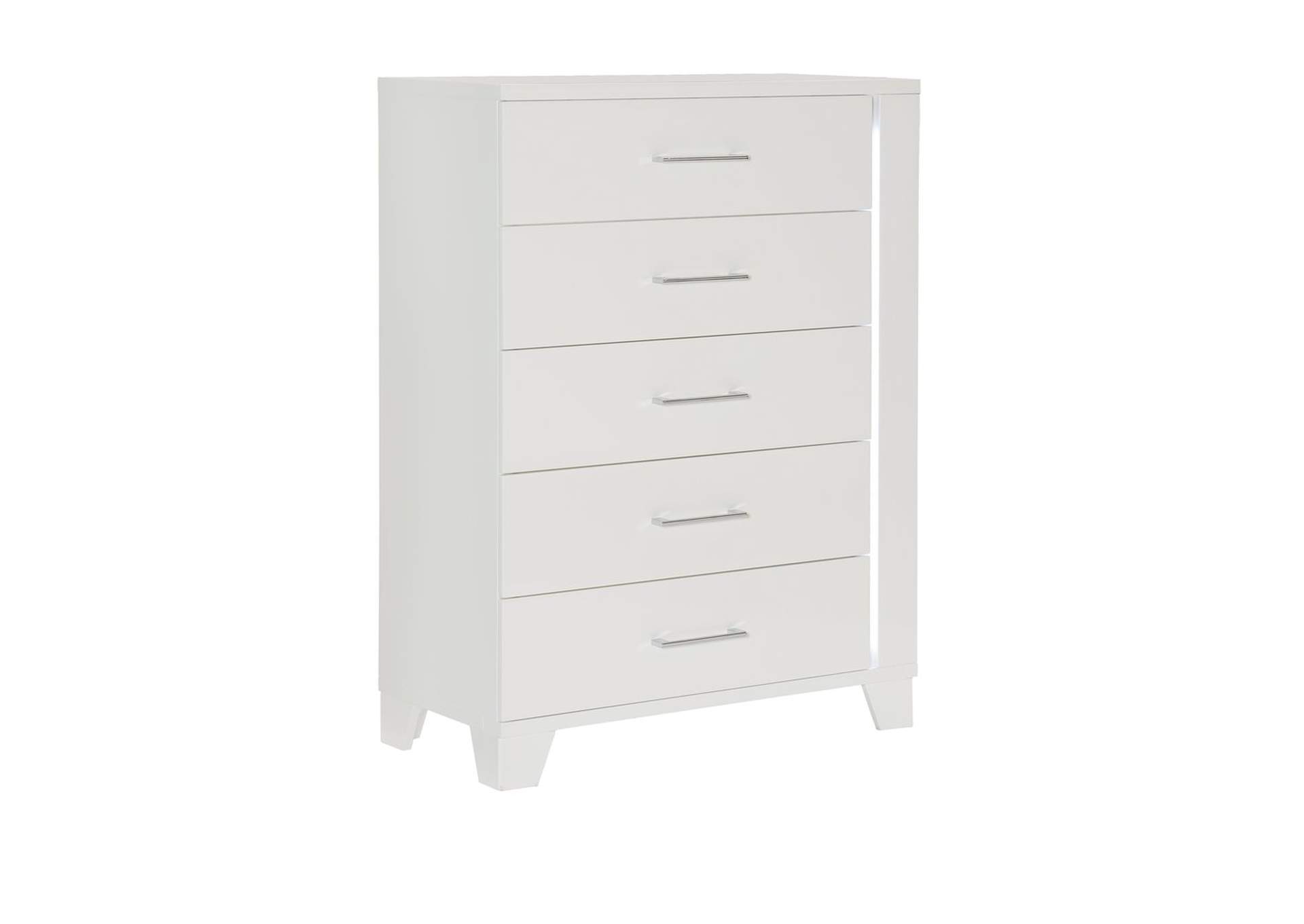 Chest, White,Homelegance