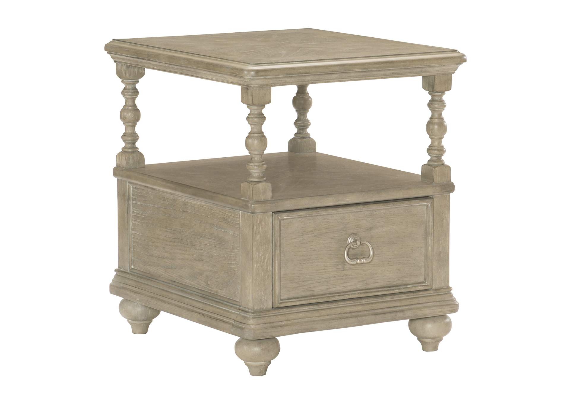 Grayling Downs Ash End Table,Homelegance