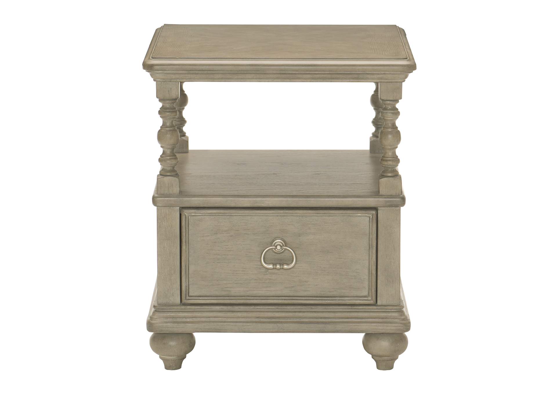 Grayling Downs Ash End Table,Homelegance