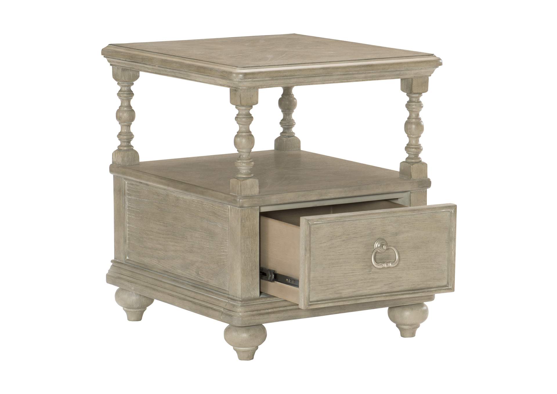 Grayling Downs Ash End Table,Homelegance