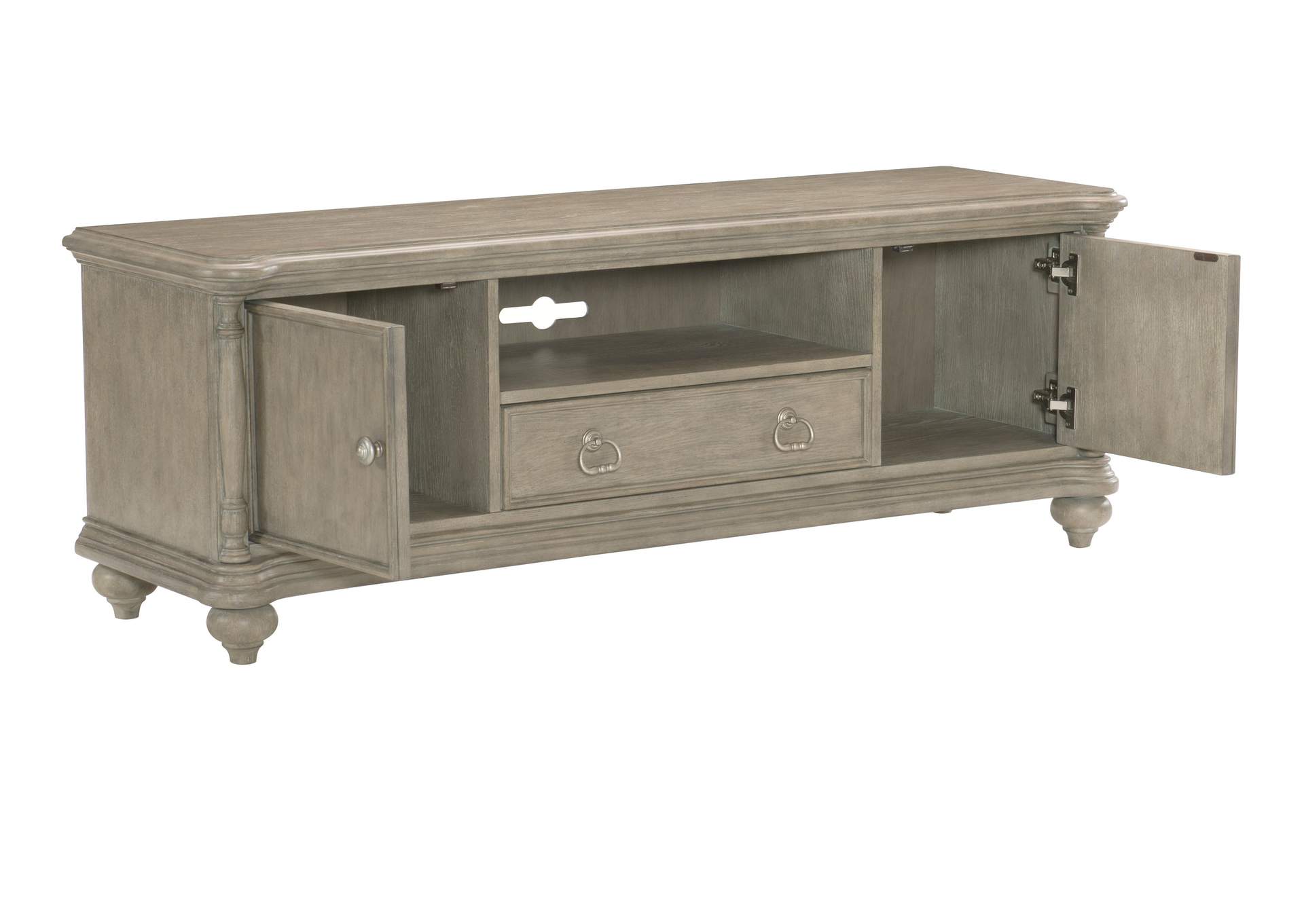 Grayling Downs Driftwood Grey TV Stand,Homelegance