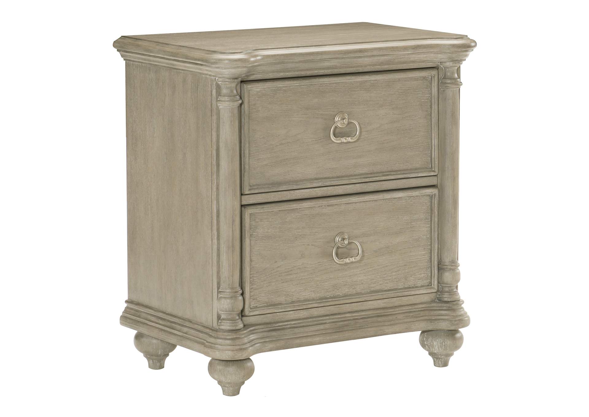 Grayling Downs Ash Night Stand,Homelegance