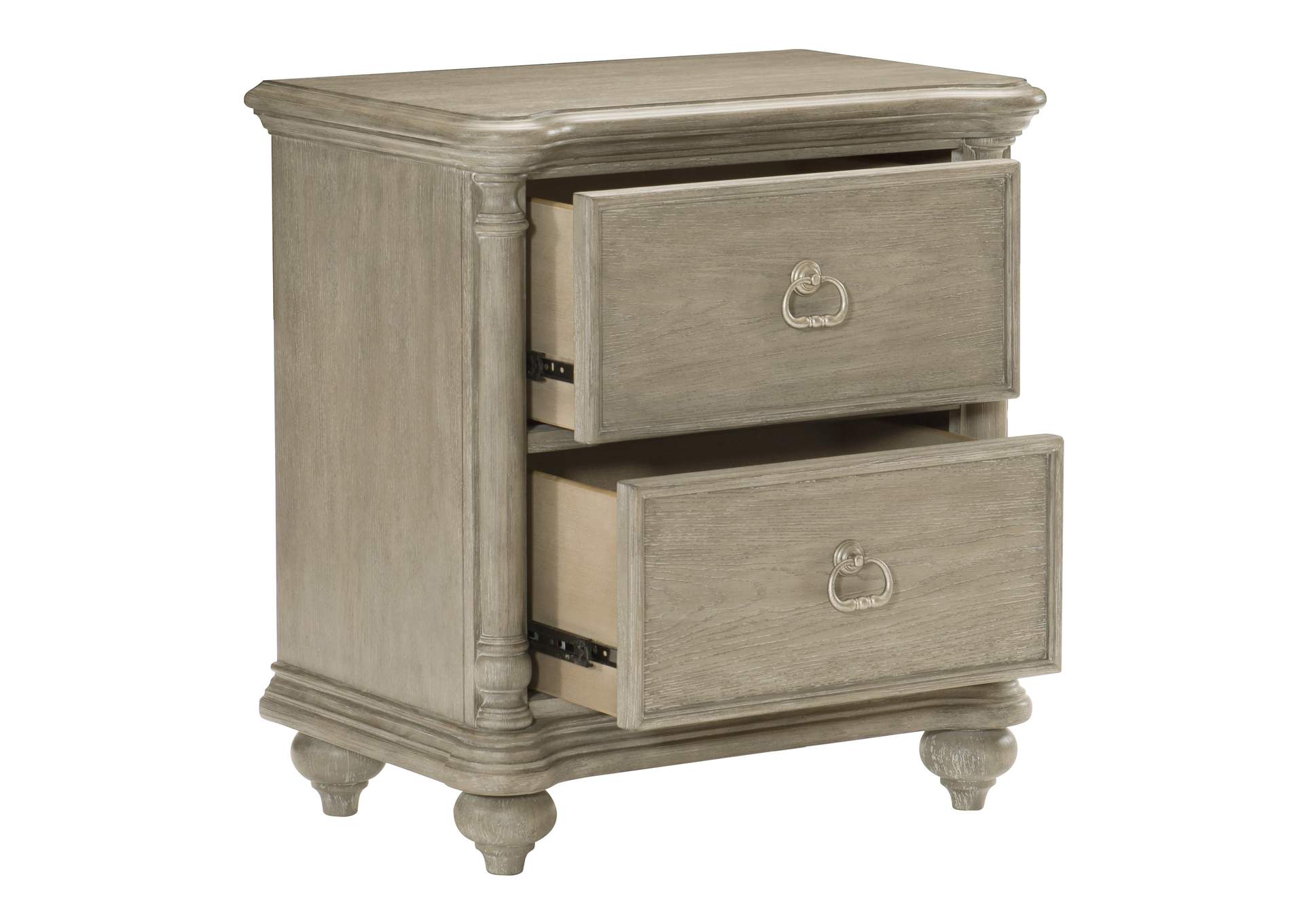 Grayling Downs Ash Night Stand,Homelegance