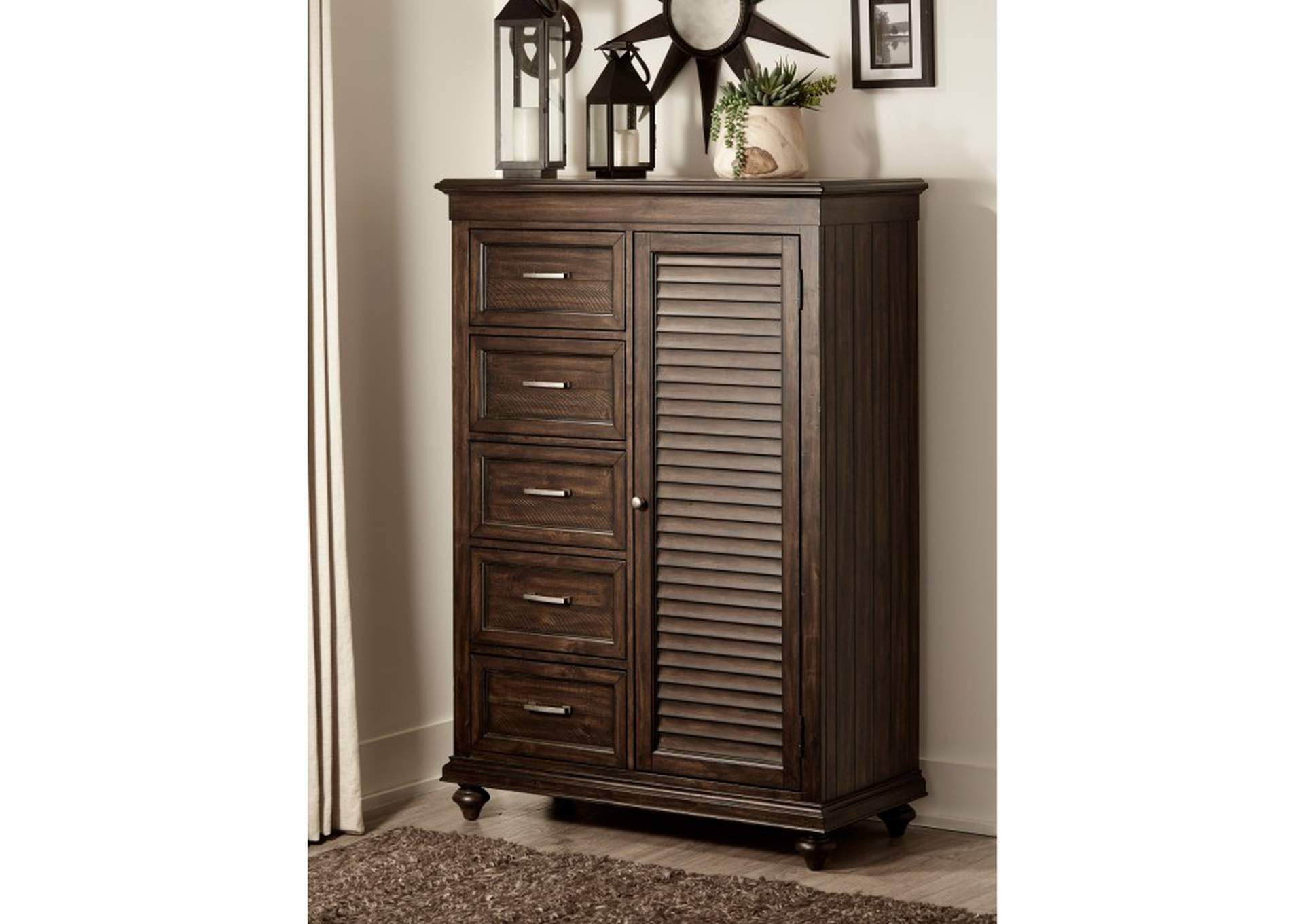 Cardano Wardrobe Chest,Homelegance