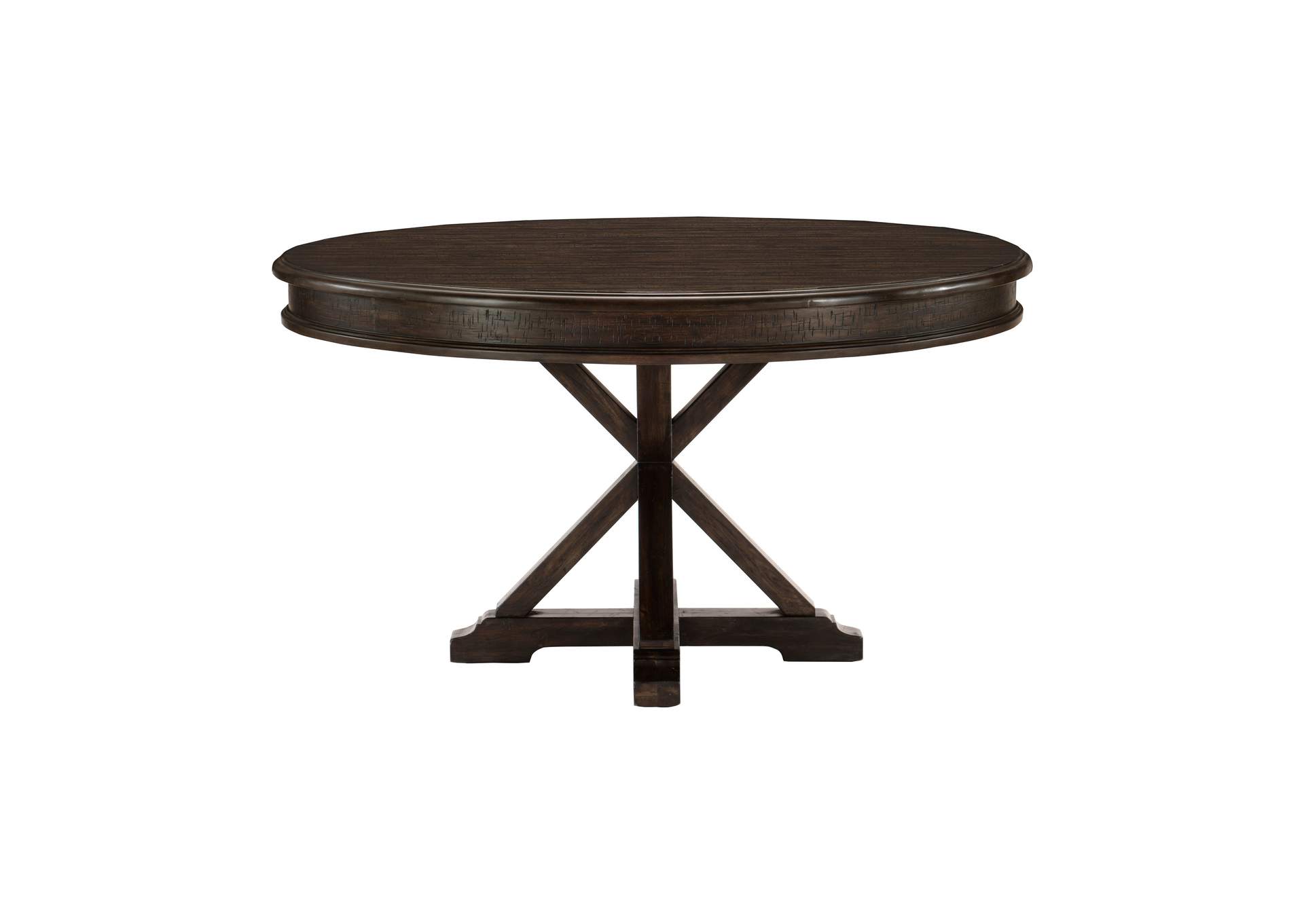 Cardano Grey Round Dining Table,Homelegance