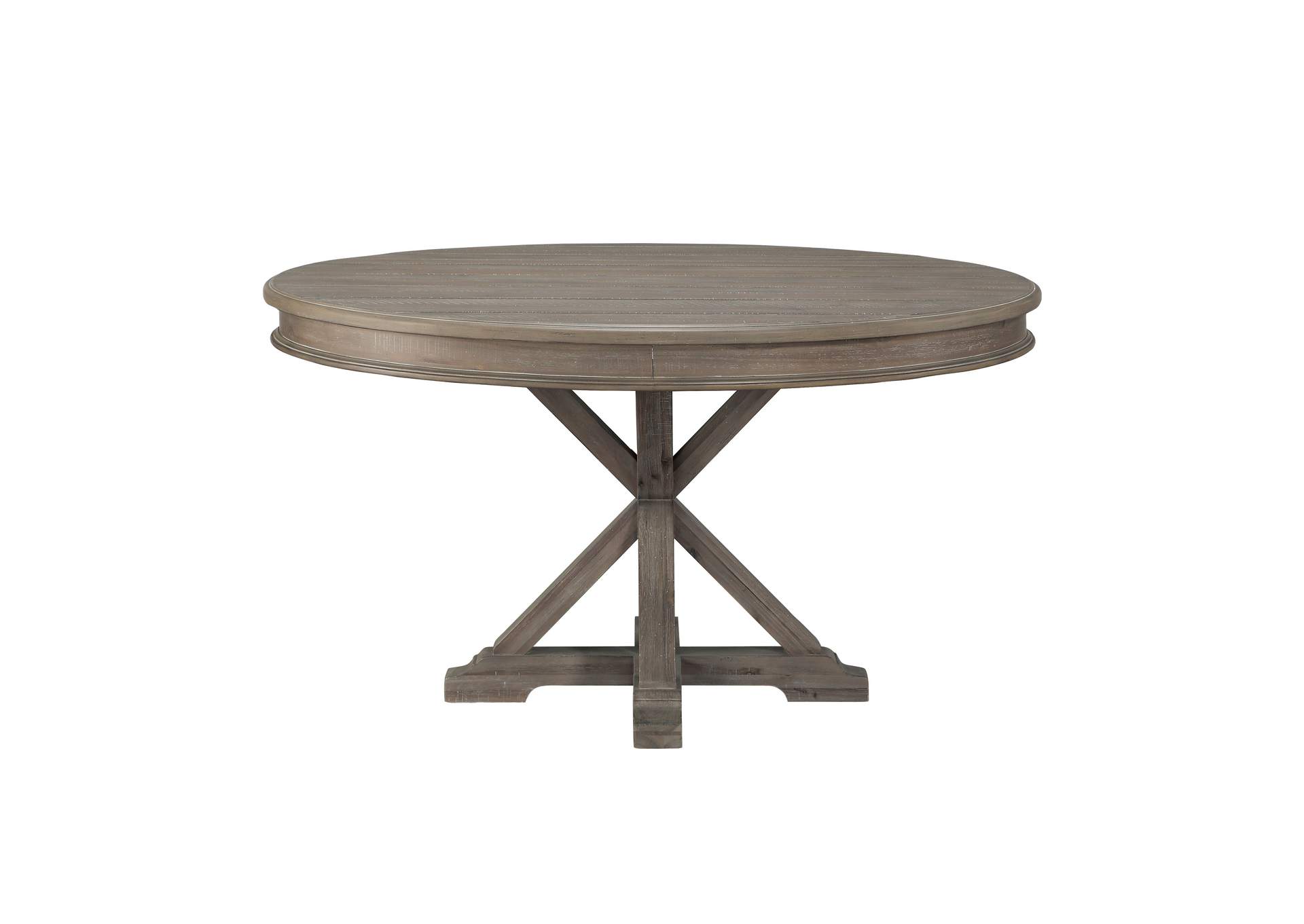 Cardano Brown Round Dining Table,Homelegance