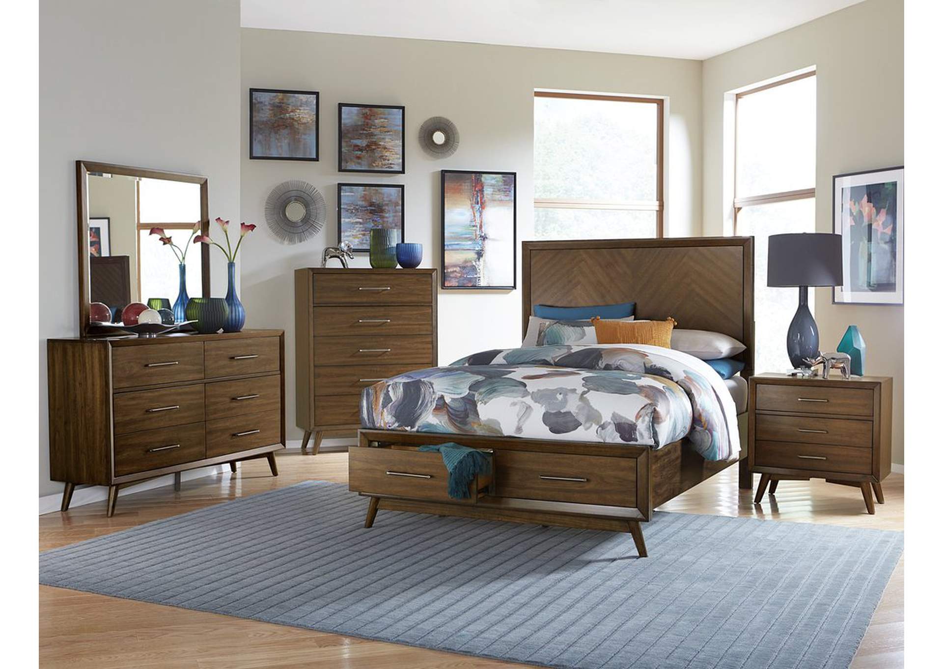 Night Stand,Walnut,Homelegance