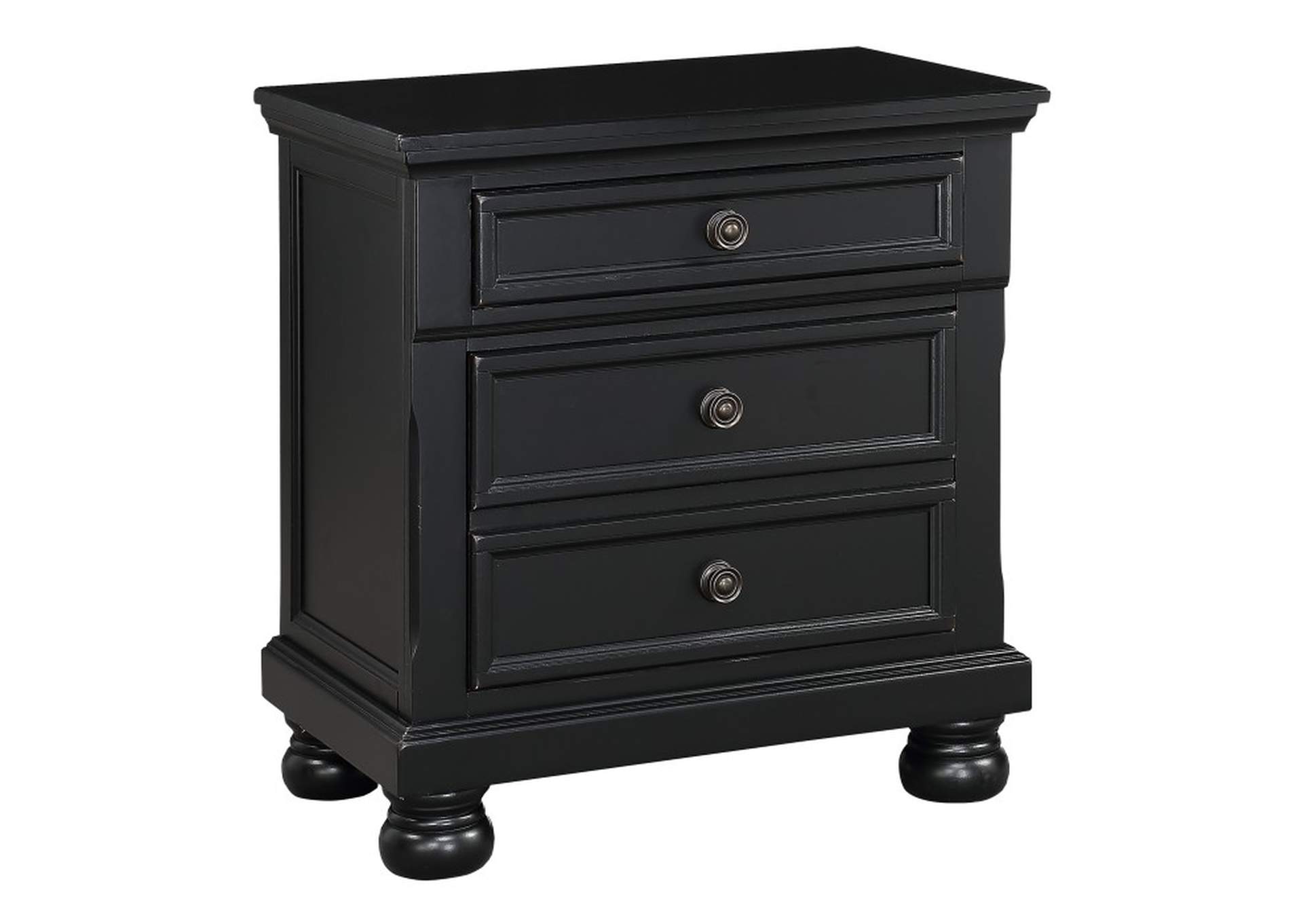 Laurelin Night Stand, Hidden Drawer,Homelegance