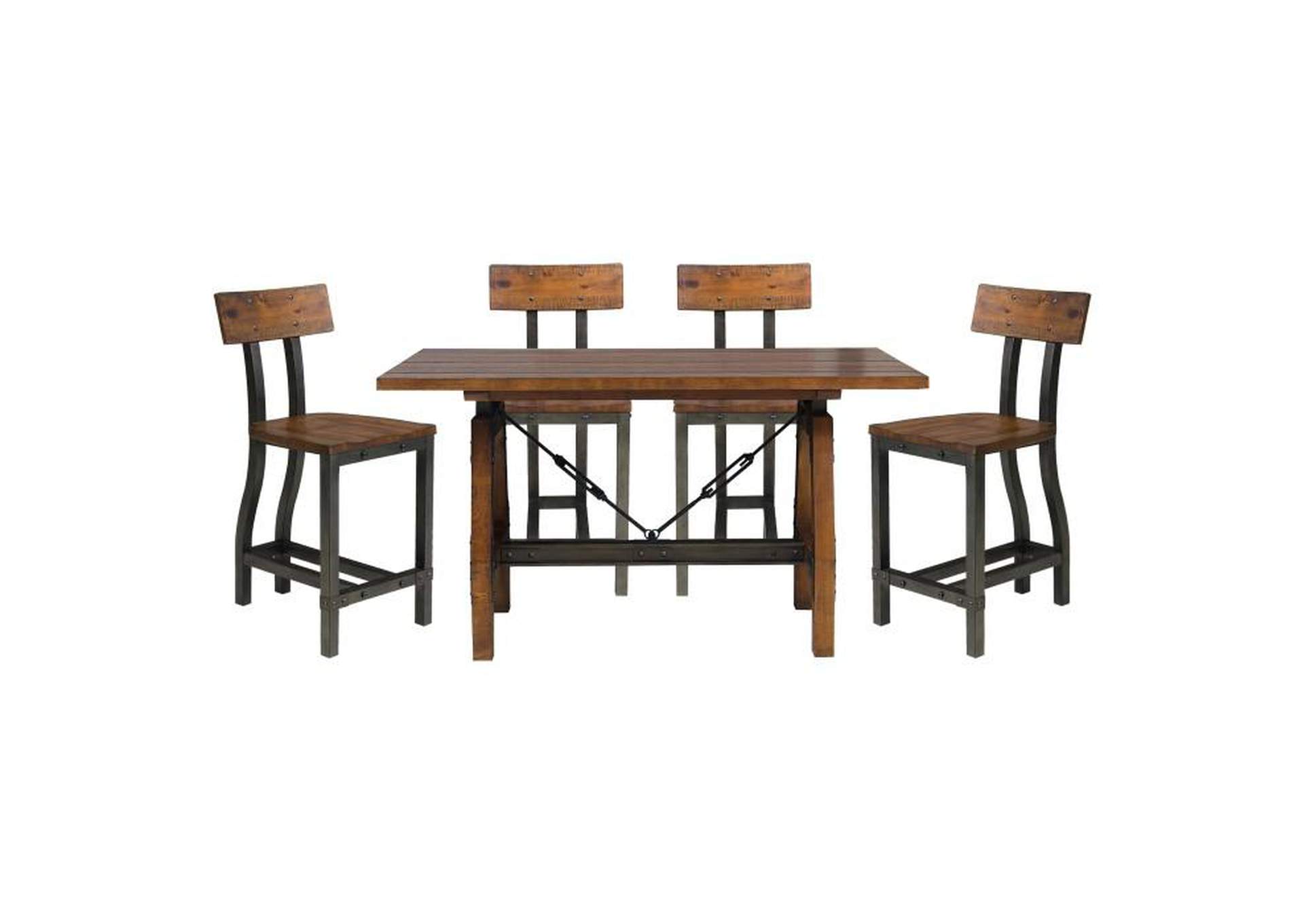 Holverson 5 Piece Dining Set,Homelegance