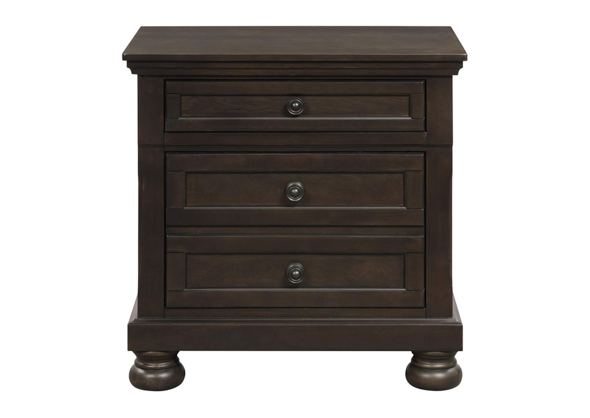 Begonia Night Stand with Hidden Drawer,Homelegance