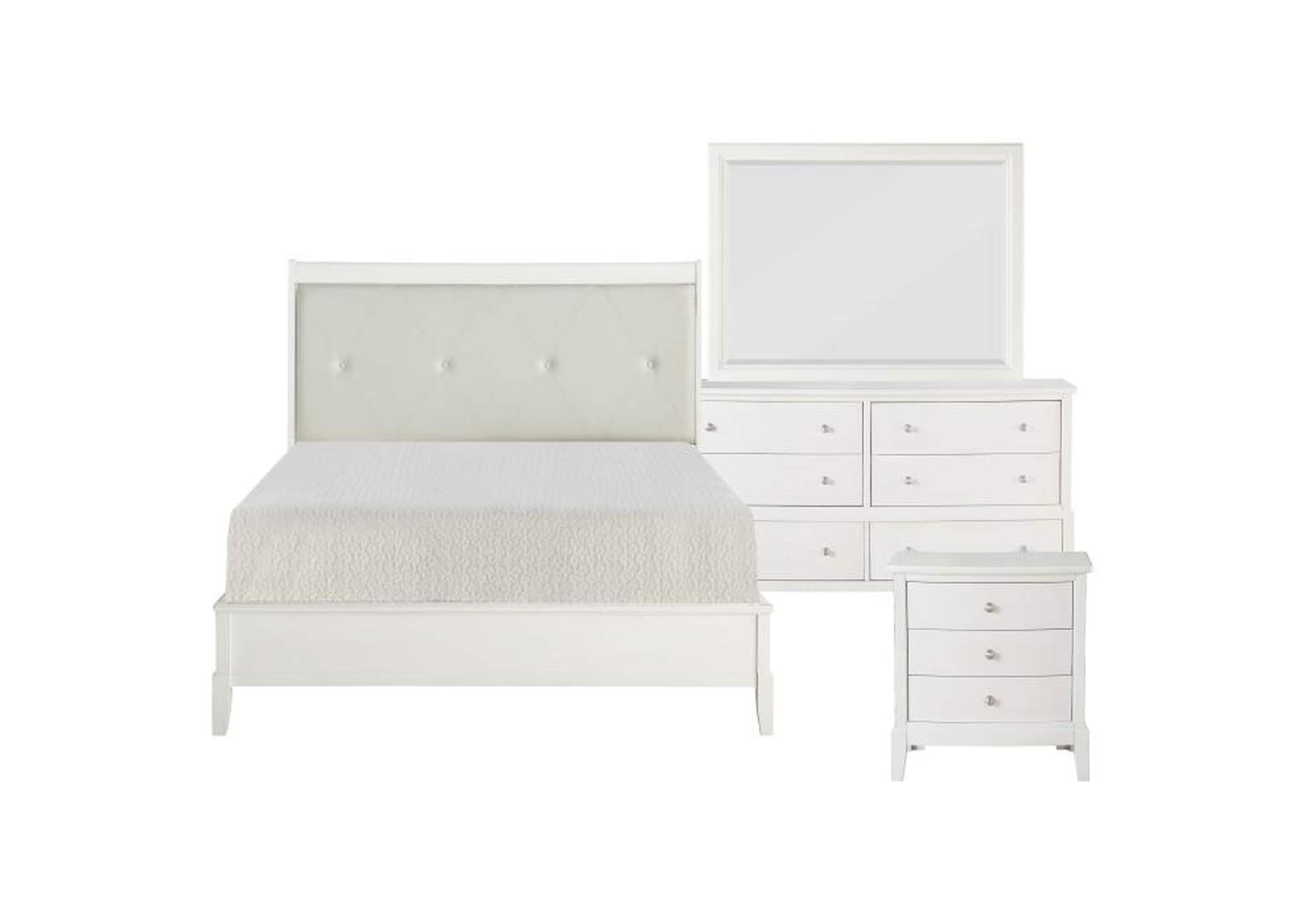 Cotterill 4 Piece Queen Bedroom Set,Homelegance