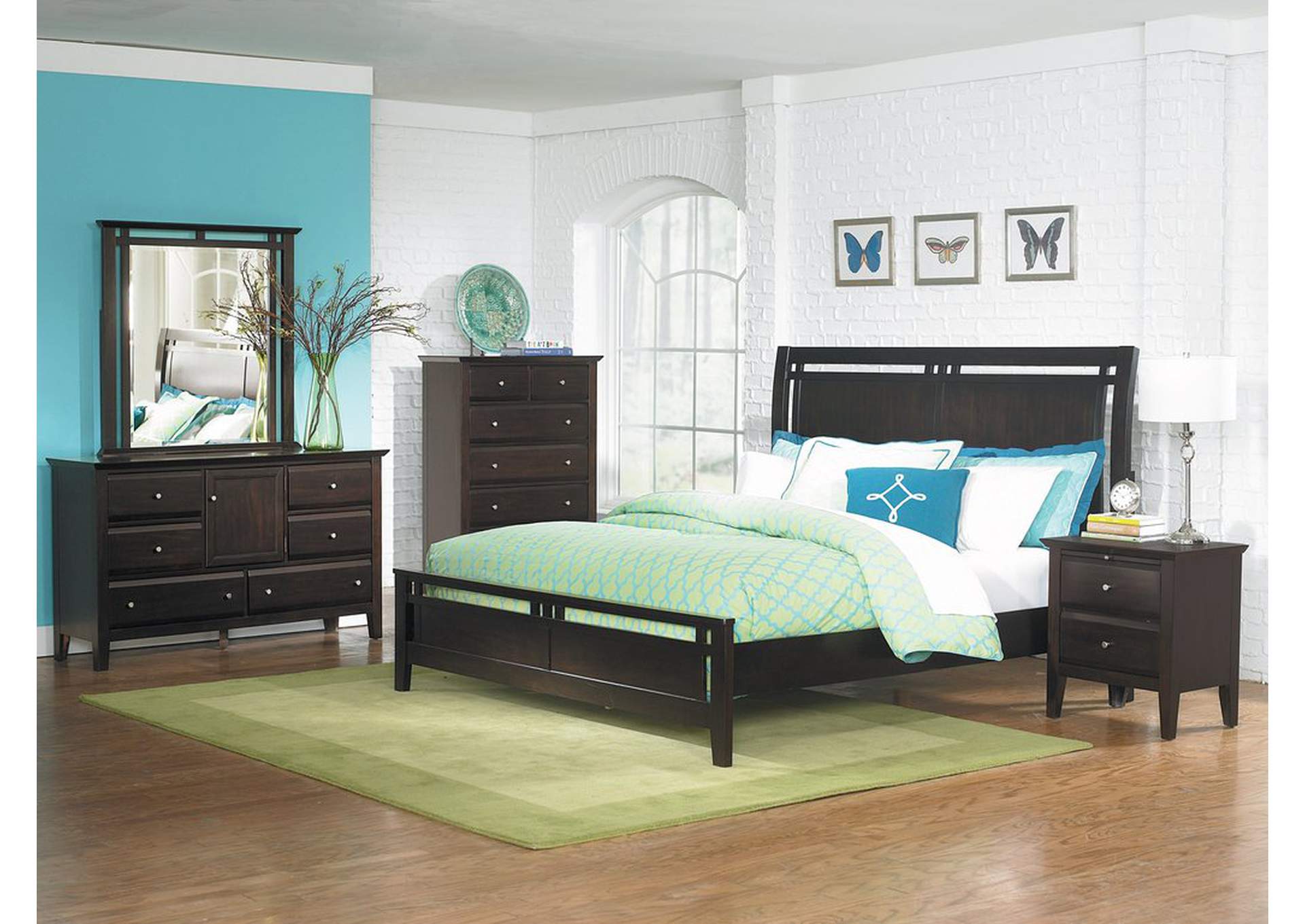 Night Stand W/Top Pull-Out Tray,Homelegance
