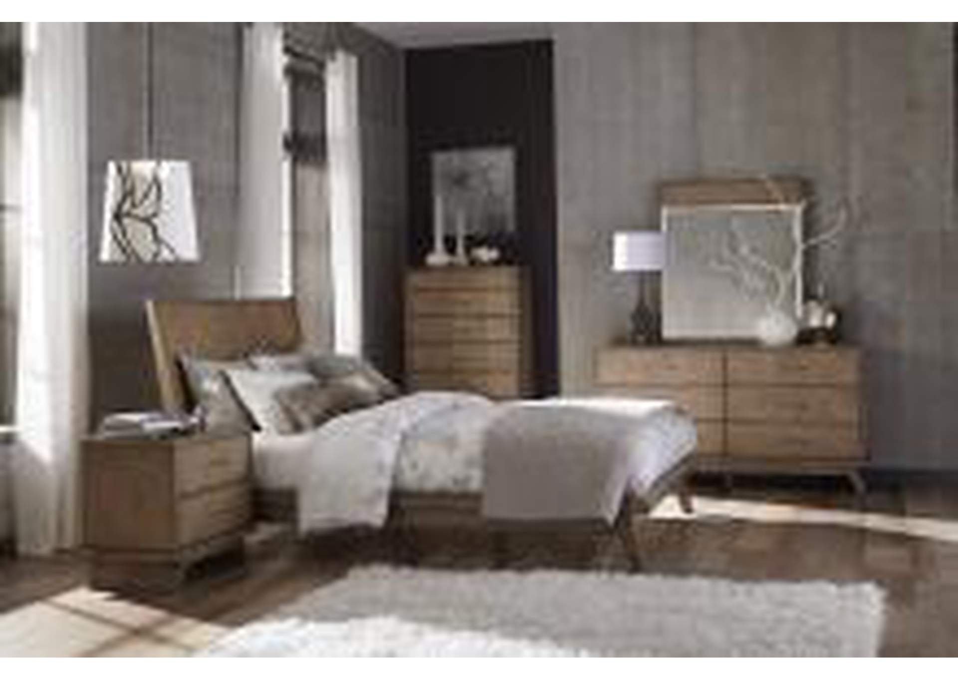California King Platform Bed,Homelegance