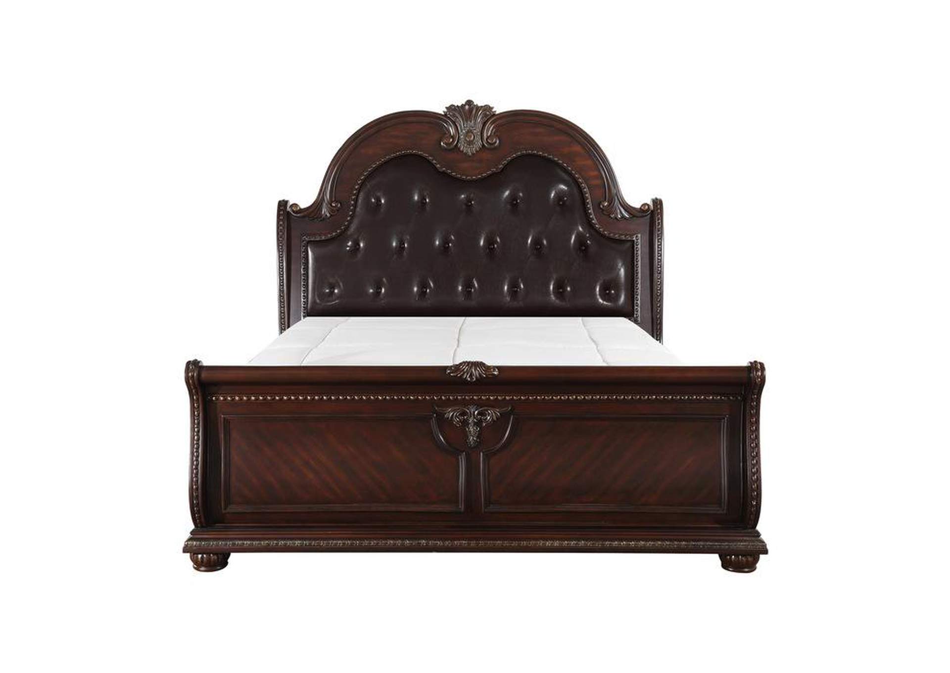 Cavalier 4 Piece Queen Bedroom Set,Homelegance