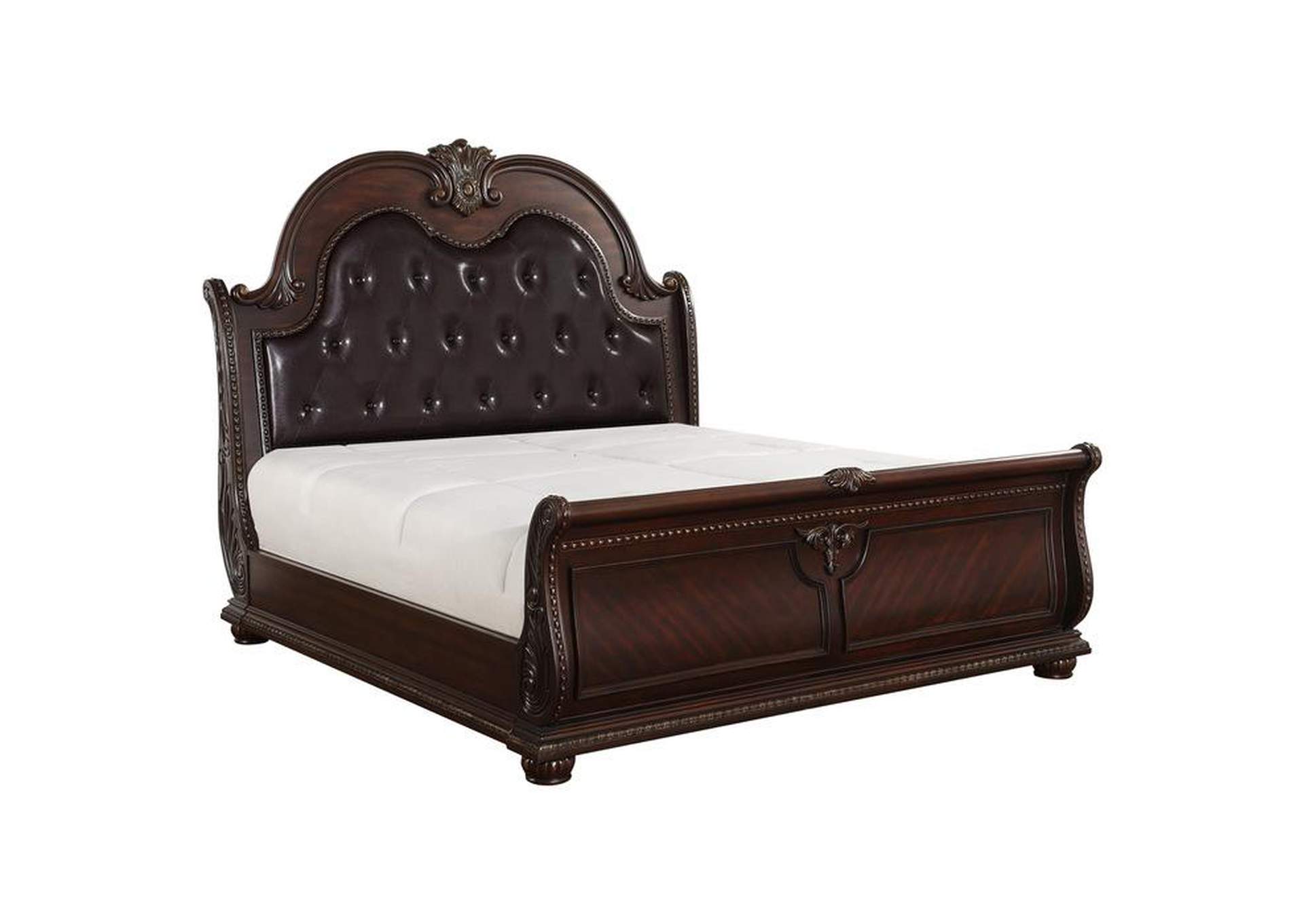 Cavalier 4 Piece Queen Bedroom Set,Homelegance