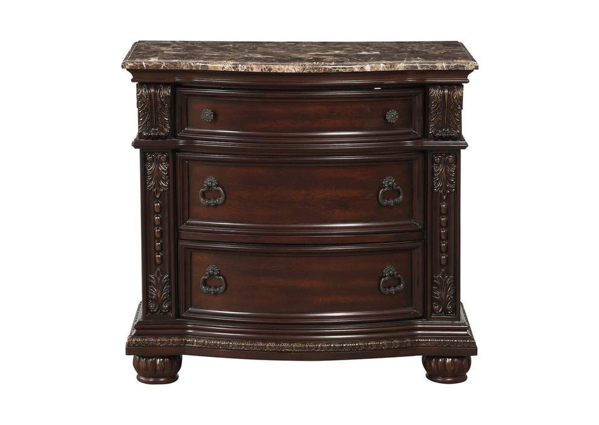 Cavalier 4 Piece Queen Bedroom Set,Homelegance