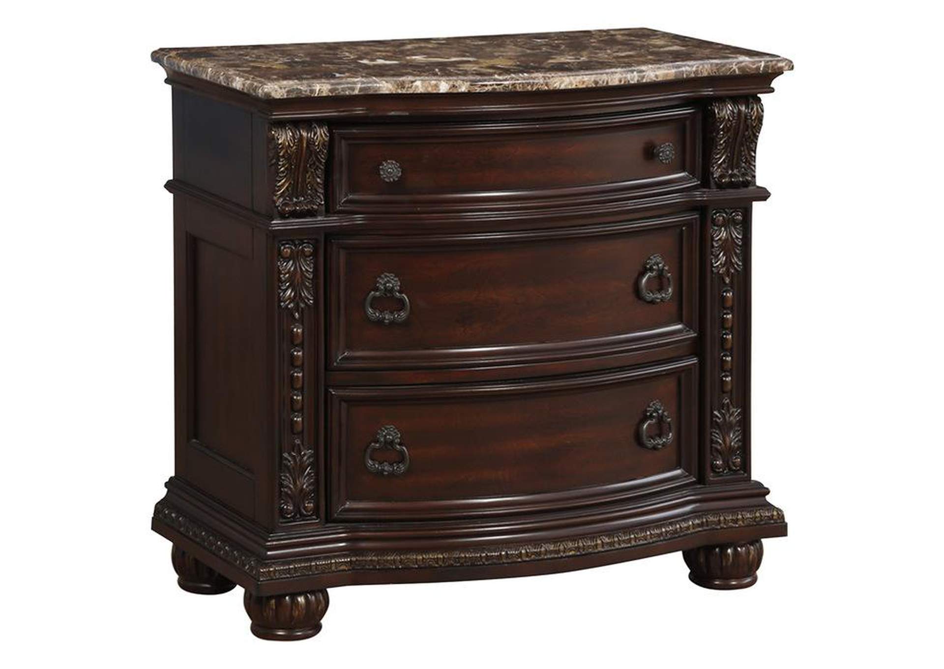 Cavalier 4 Piece Queen Bedroom Set,Homelegance