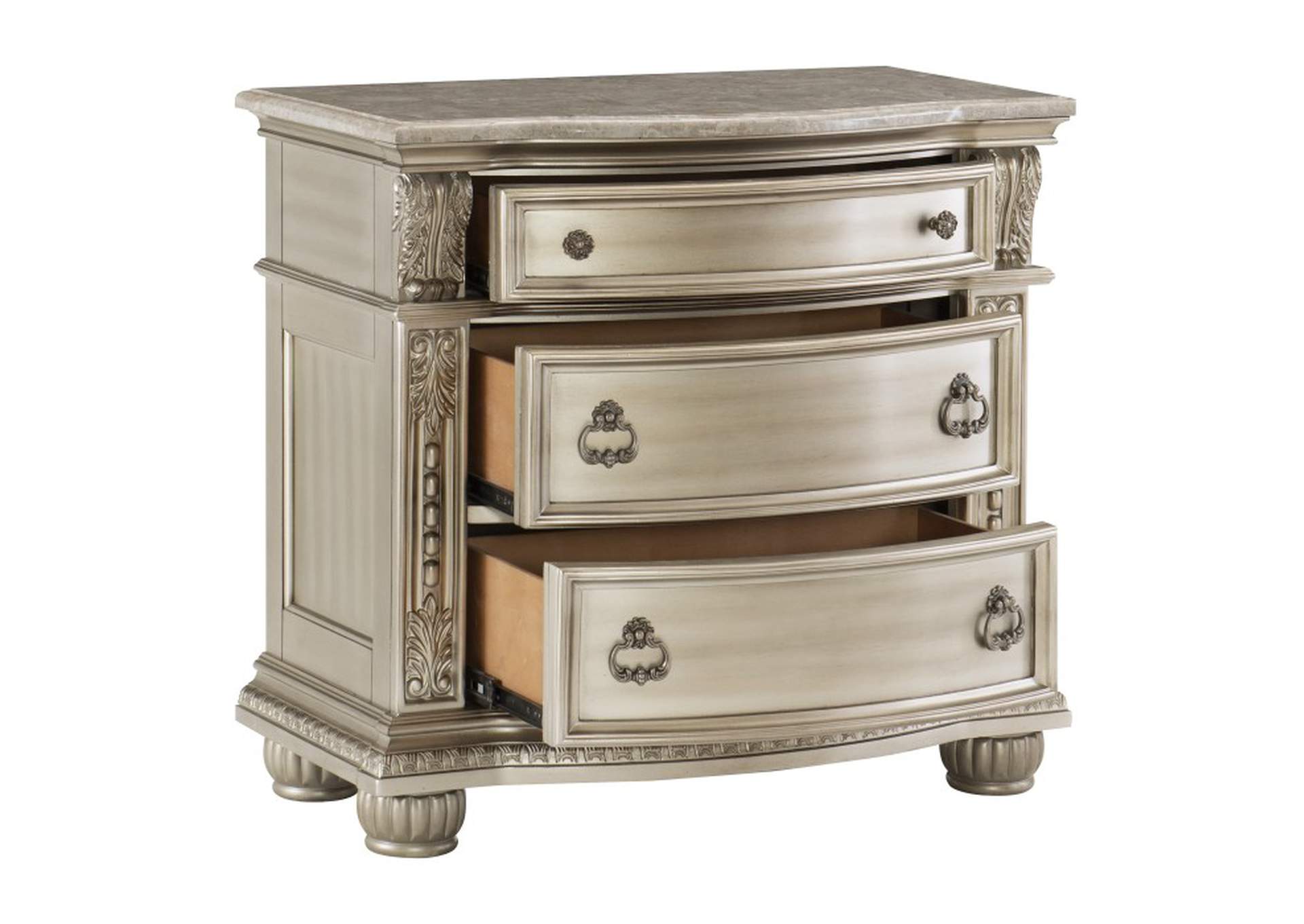 Cavalier Night Stand,Homelegance