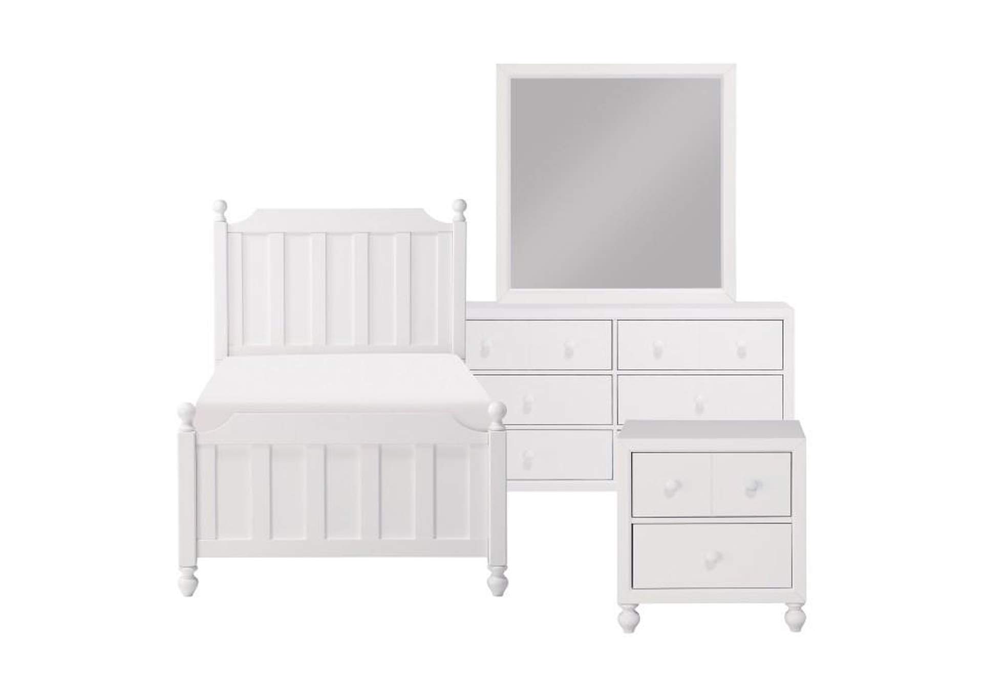 Wellsummer 4 Piece Twin Bedroom Set,Homelegance