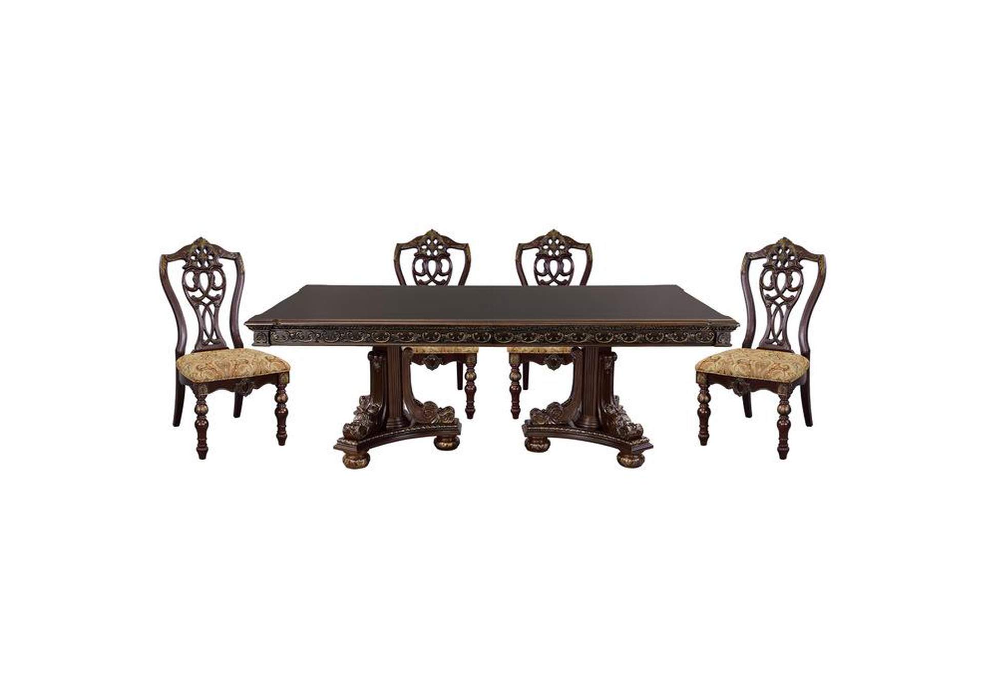 Catalonia 5 Piece Dining Set,Homelegance