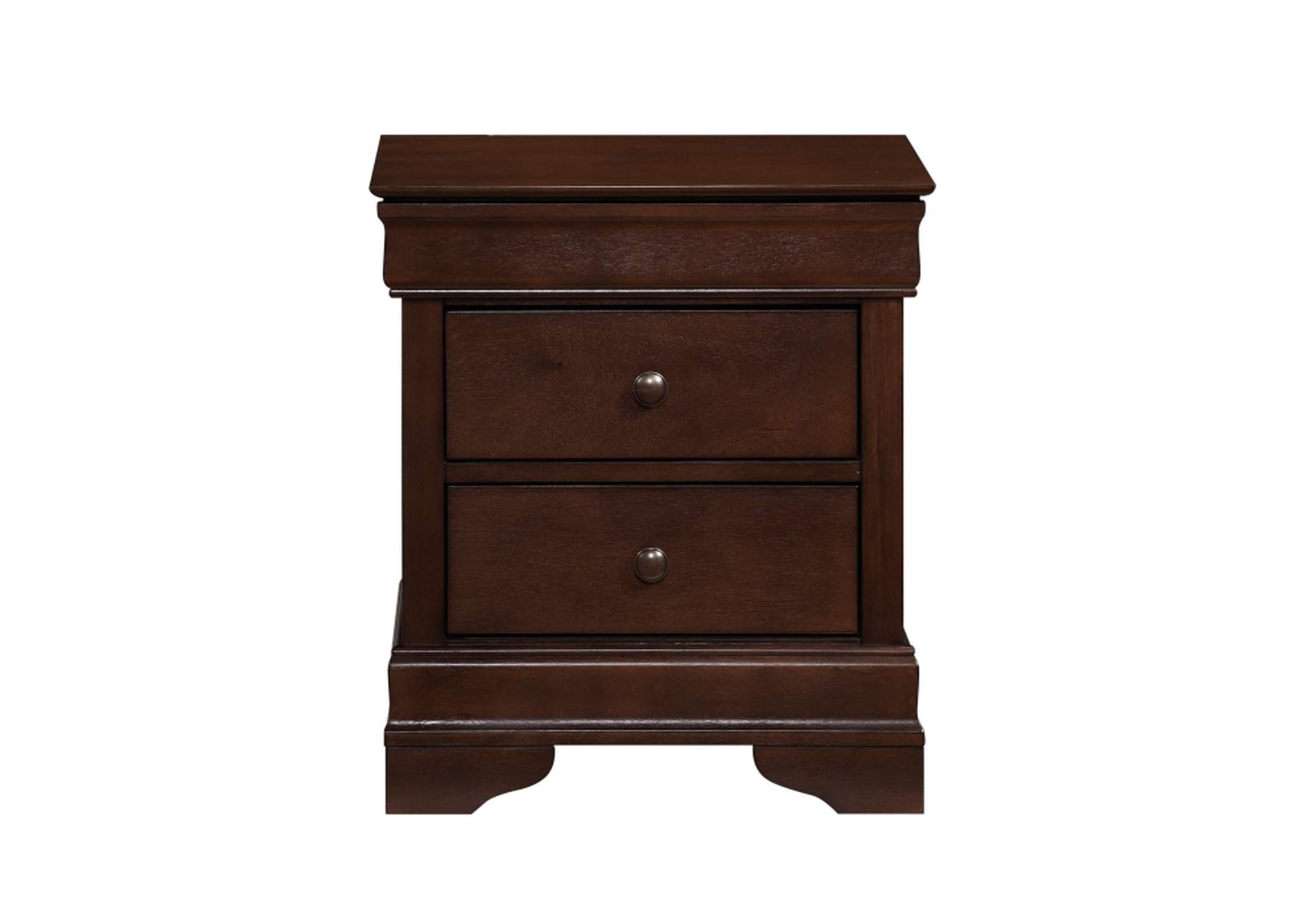 Abbeville Night Stand, Hidden Drawer,Homelegance