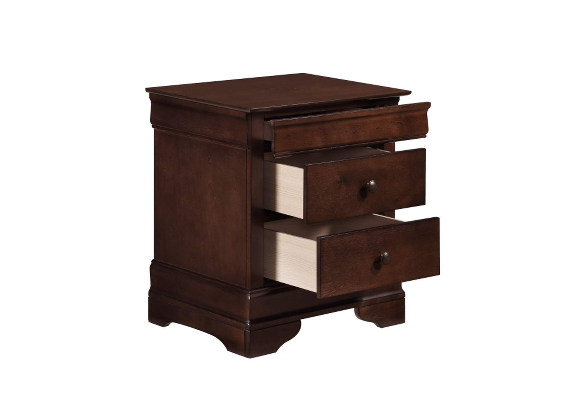 Abbeville Night Stand, Hidden Drawer,Homelegance